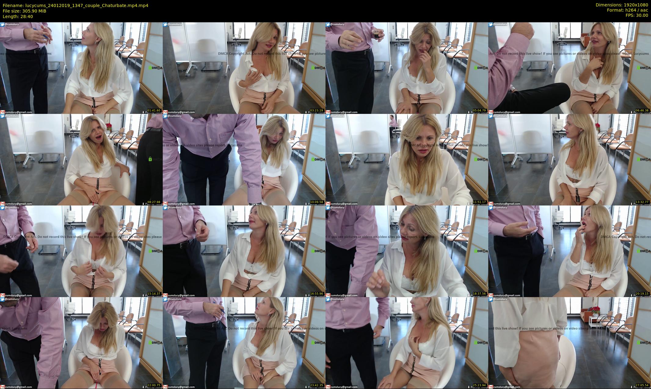 lucycums — 29 minute Chaturbate couple cam show recording, 1080p, Jan 24, 2019