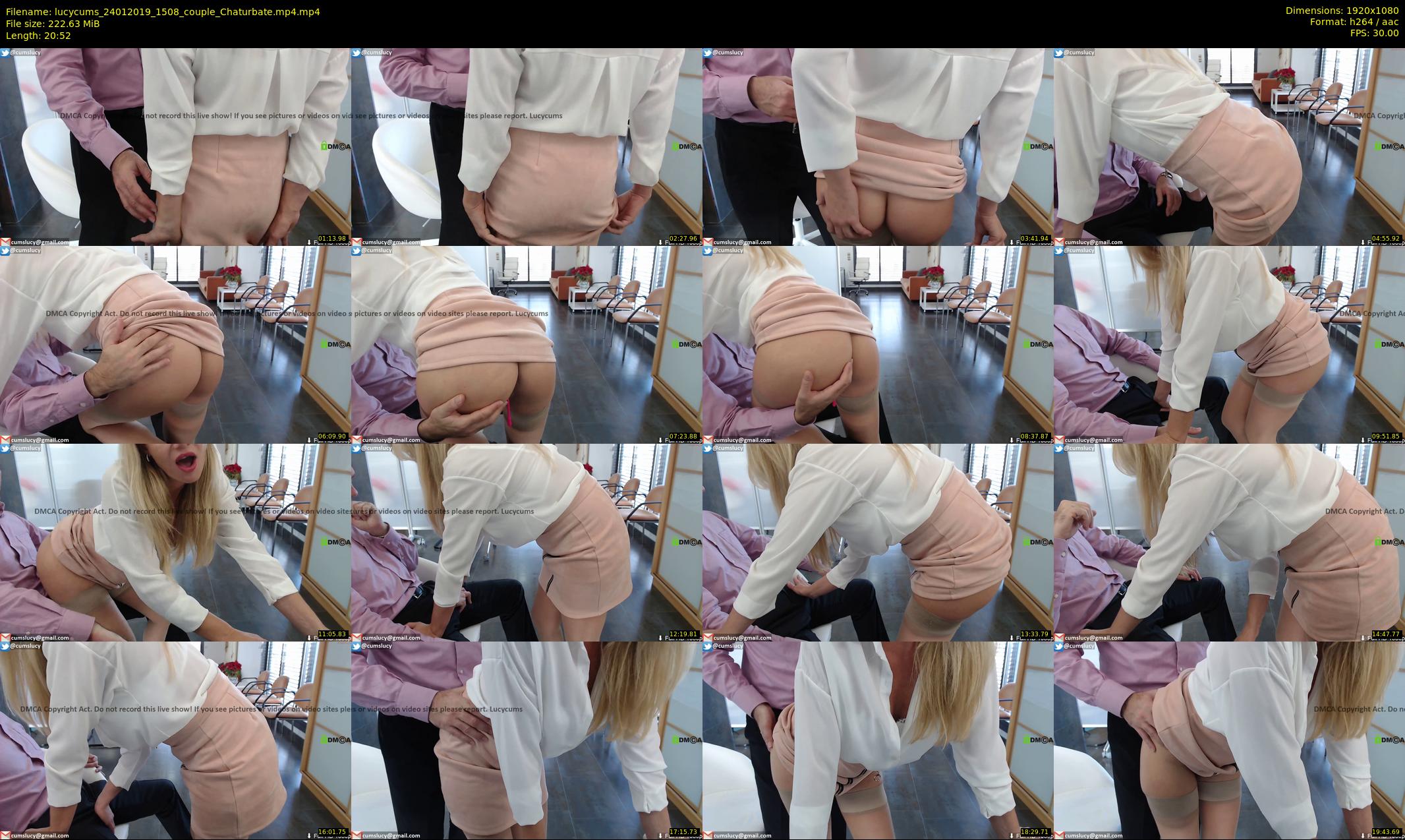 lucycums — 21 minute Chaturbate couple cam show recording, 1080p, Jan 24, 2019