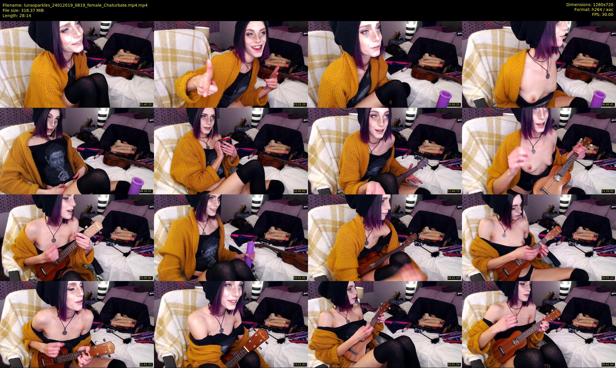 lunasparkles — 29 minute Chaturbate female cam show recording, 720p, Jan 24, 2019