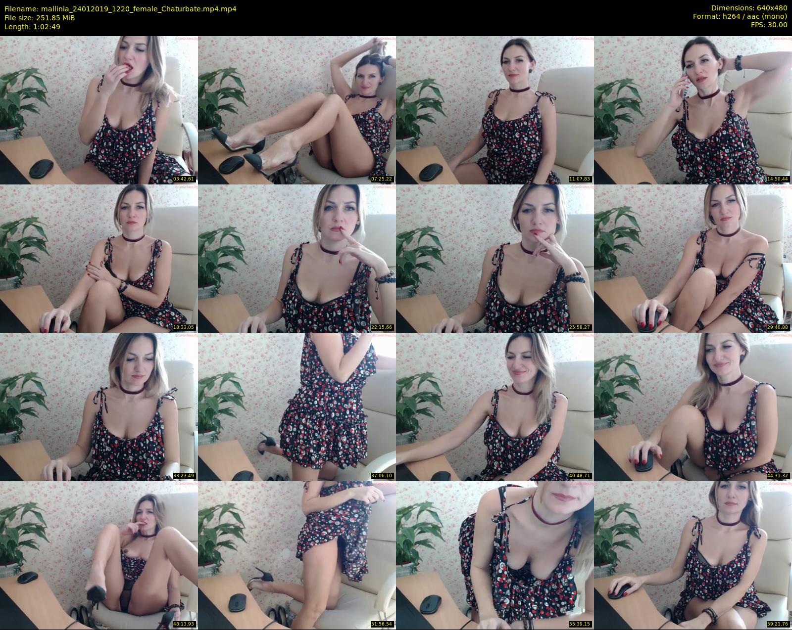 mallinia — 63 minute Chaturbate female cam show recording, 480p, Jan 24, 2019