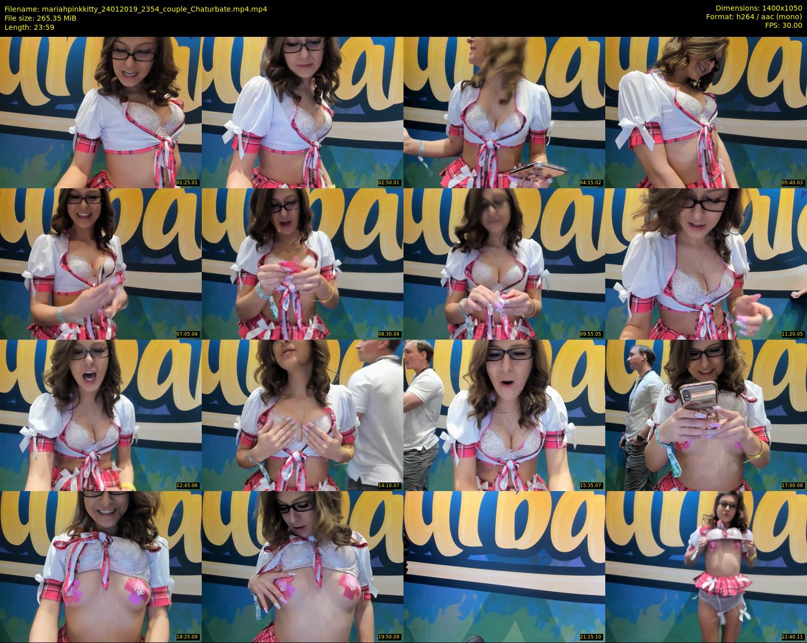 mariahpinkkitty — 24 minute Chaturbate female cam show recording, 720p, Jan 24, 2019