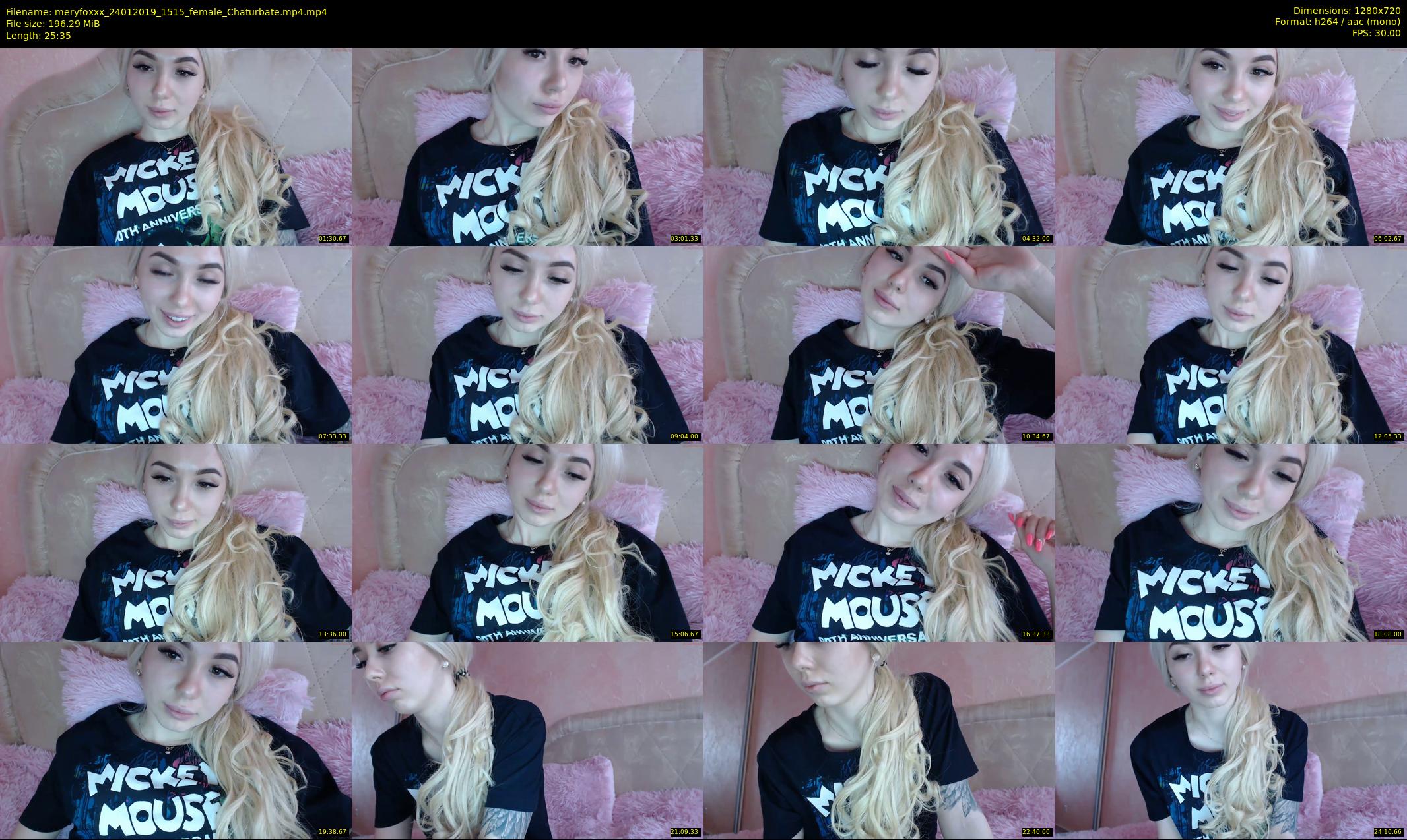 meryfoxxx — 26 minute Chaturbate female cam show recording, 720p, Jan 24, 2019