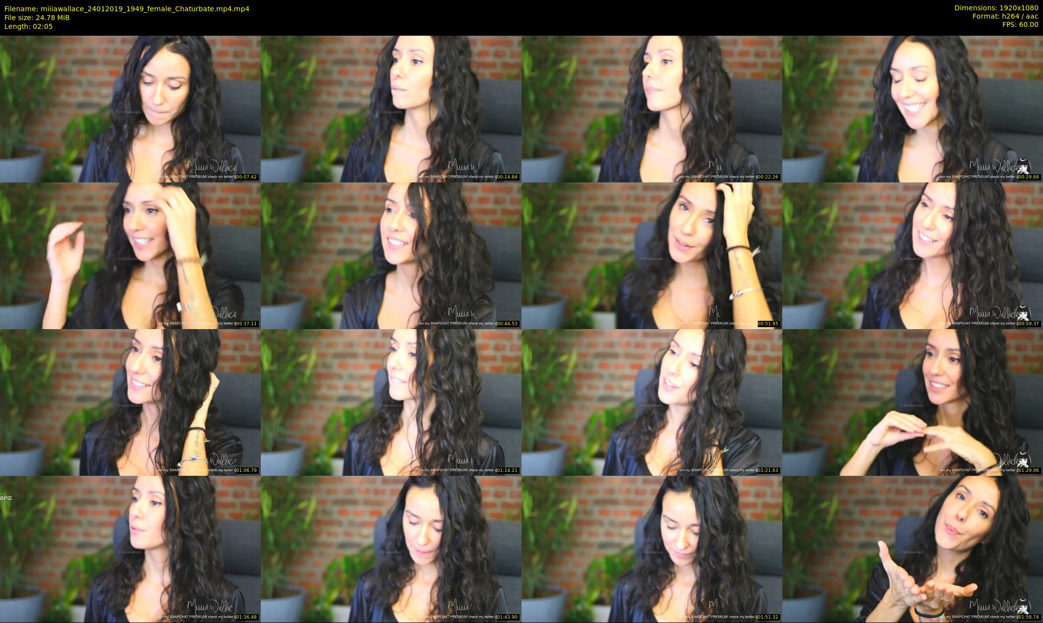 miiiawallace — 3 minute Chaturbate female cam show recording, 1080p, Jan 24, 2019