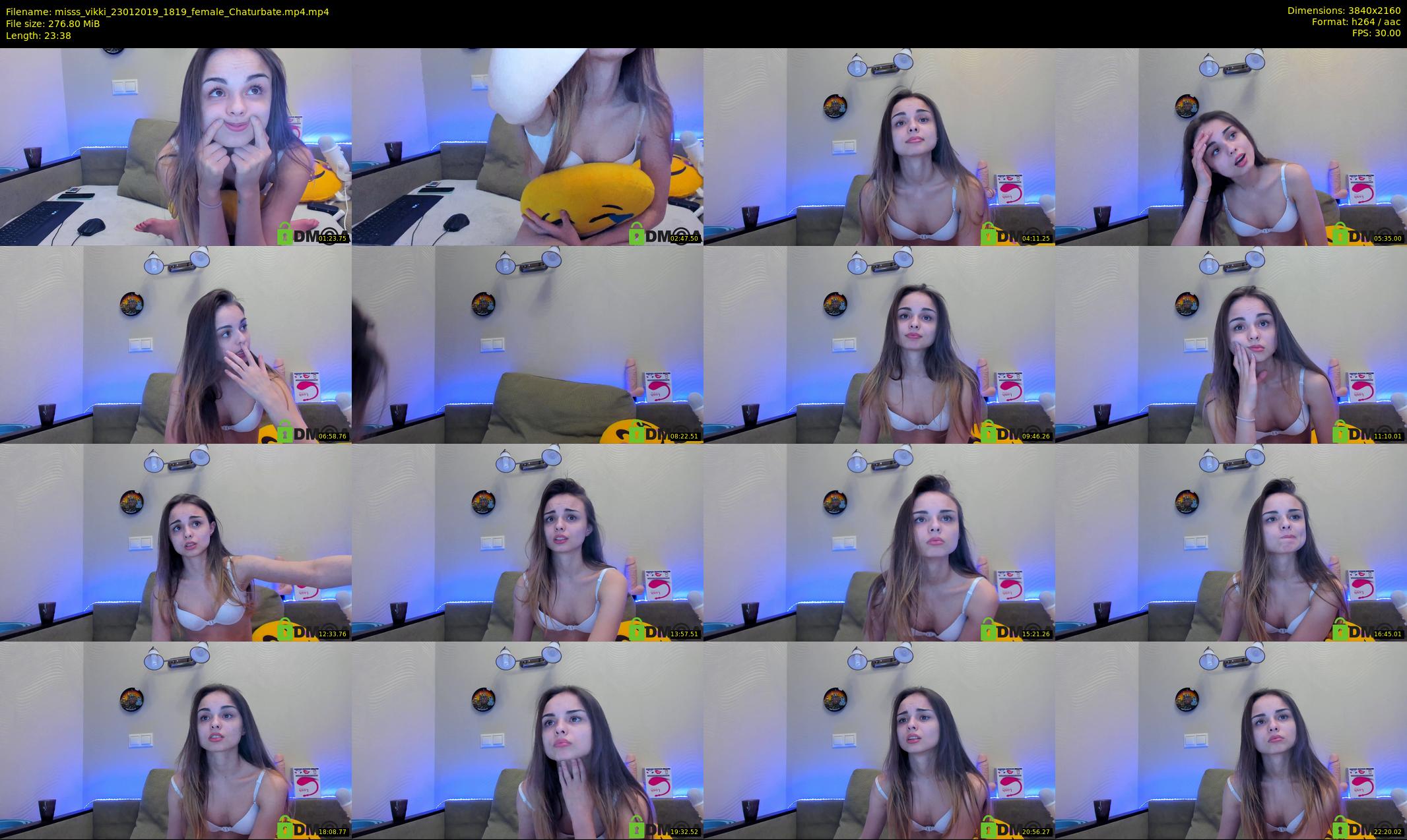 misss_vikki — 24 minute Chaturbate female cam show recording, 4K, Jan 23, 2019