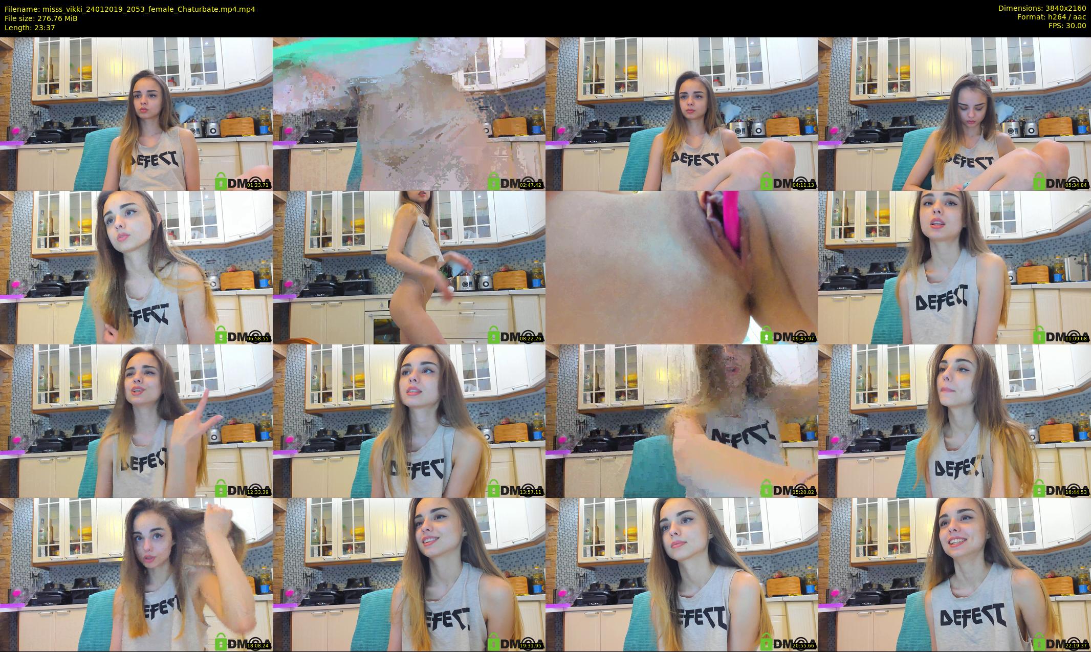 misss_vikki — 24 minute Chaturbate female cam show recording, 4K, Jan 24, 2019