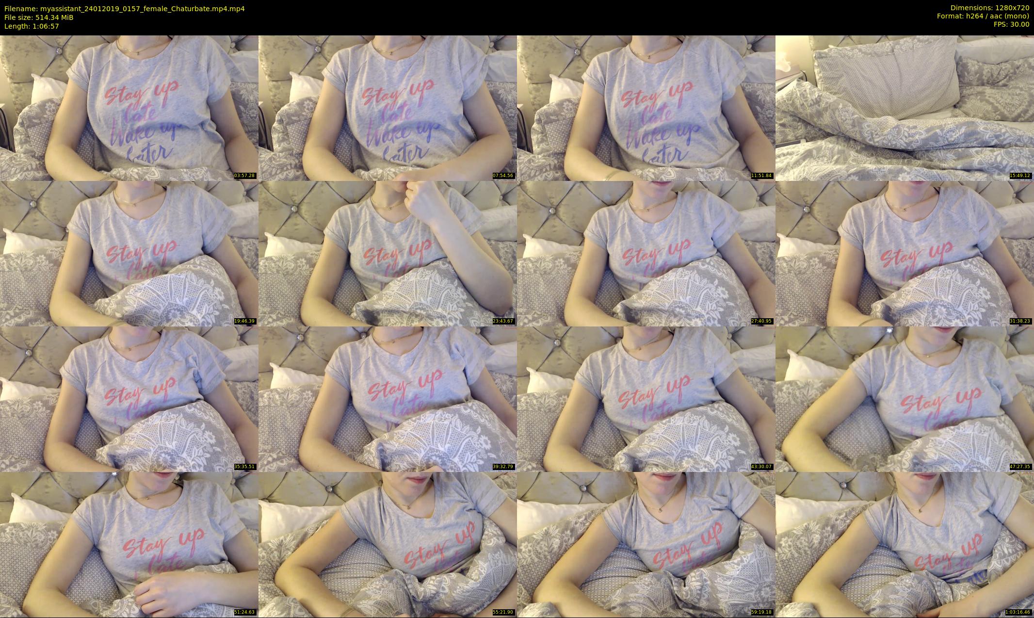 myassistant — 67 minute Chaturbate female cam show recording, 720p, Jan 24, 2019
