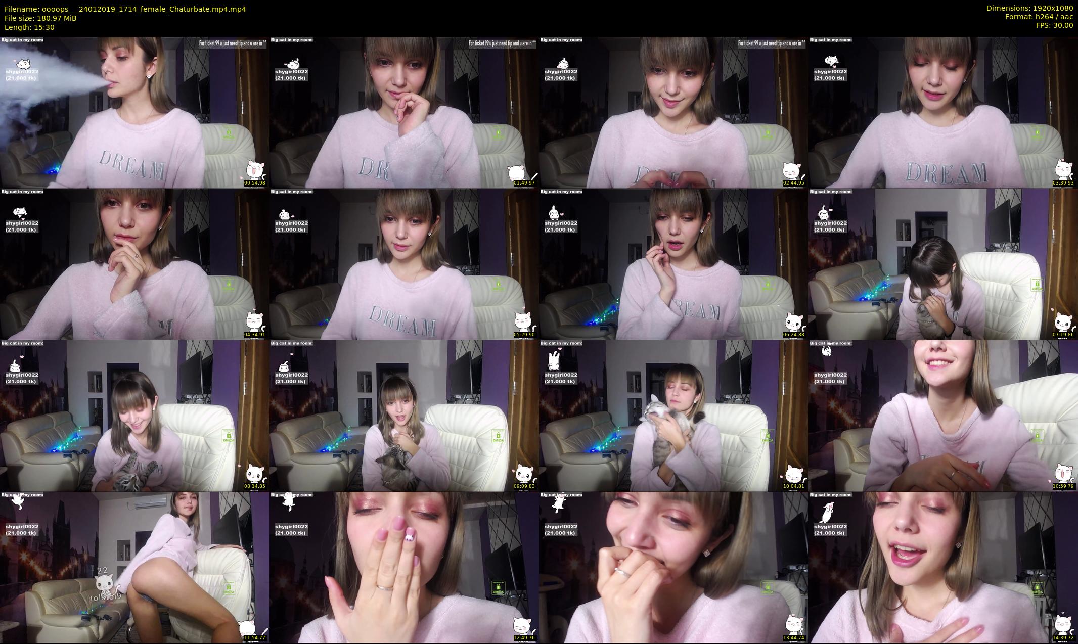 oooops__ — 16 minute Chaturbate female cam show recording, 1080p, Jan 24, 2019