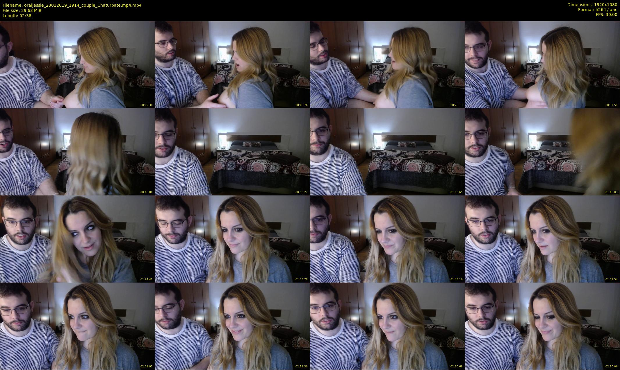 oraljessie — 3 minute Chaturbate couple cam show recording, 1080p, Jan 23, 2019