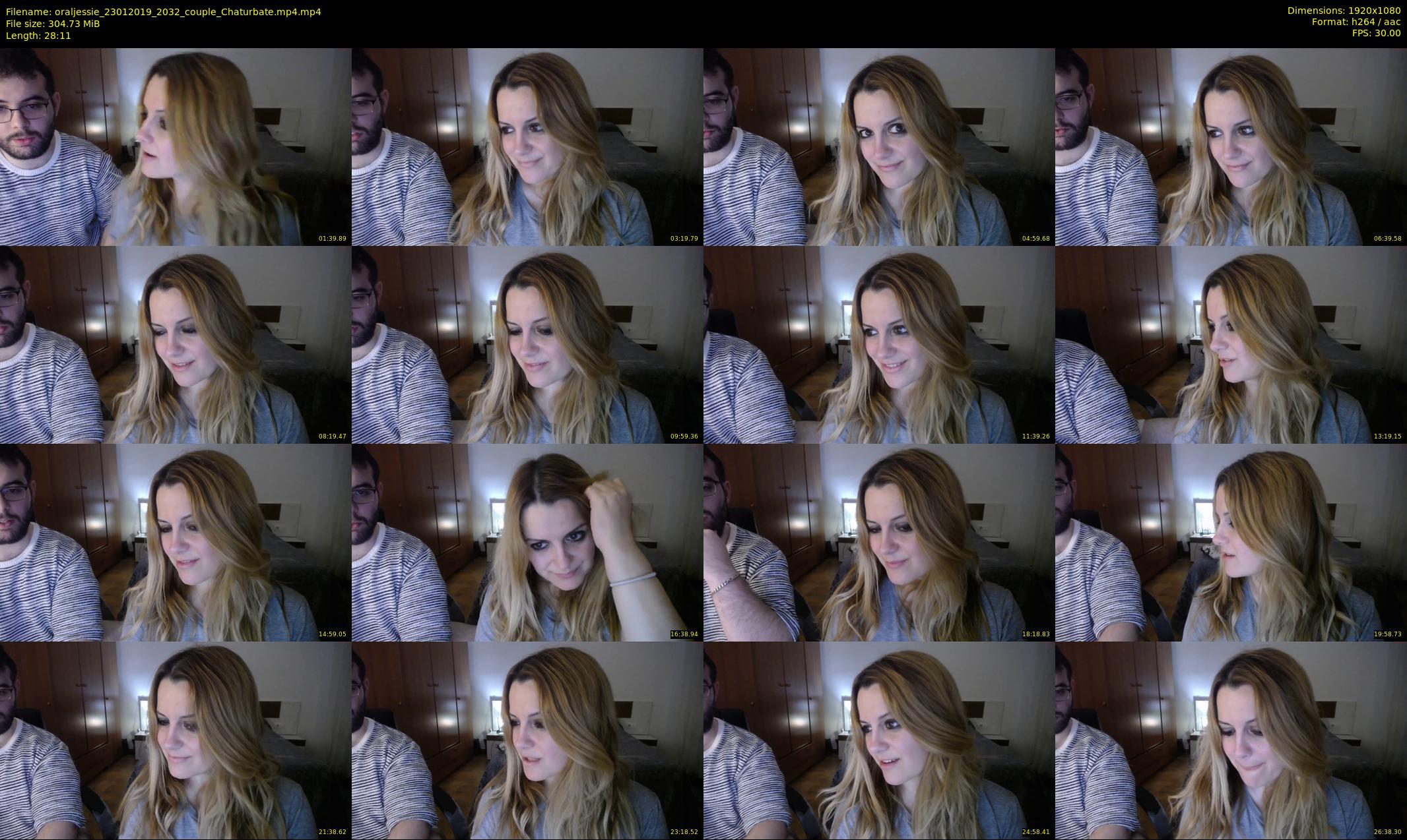 oraljessie — 29 minute Chaturbate couple cam show recording, 1080p, Jan 23, 2019