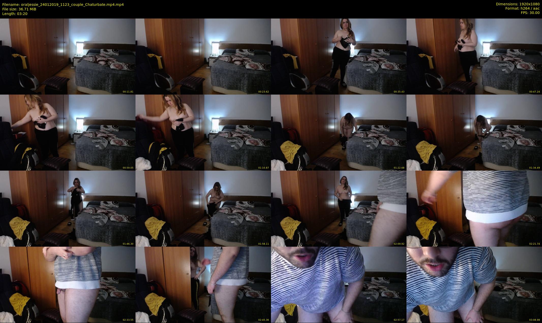 oraljessie — 4 minute Chaturbate couple cam show recording, 1080p, Jan 24, 2019