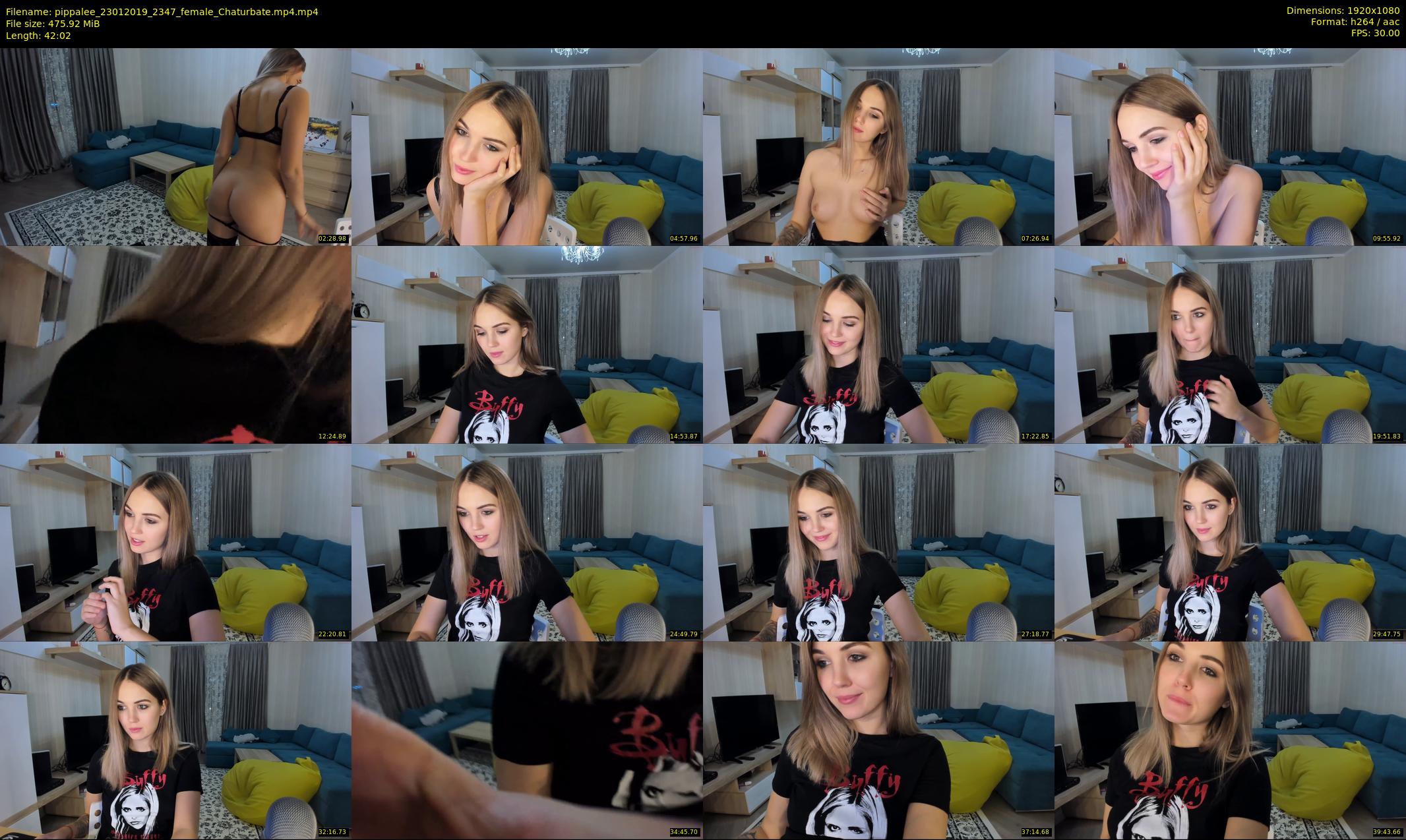 pippalee — 43 minute Chaturbate female cam show recording, 1080p, Jan 23, 2019