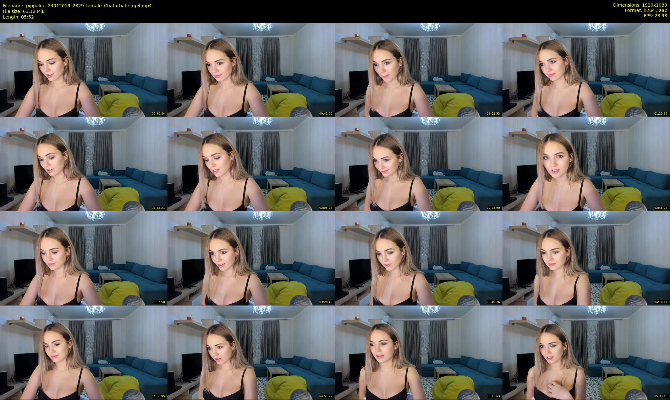 pippalee — 6 minute Chaturbate female cam show recording, 1080p, Jan 24, 2019