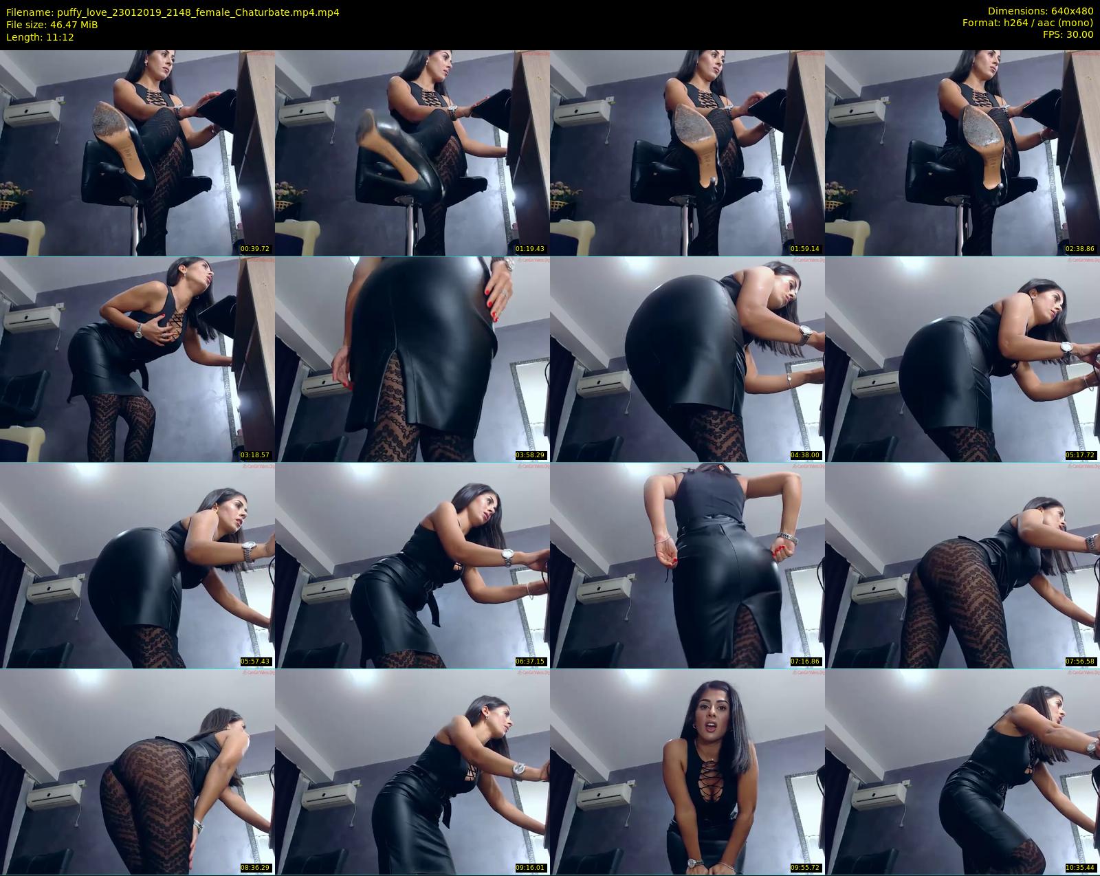 puffy_love — 12 minute Chaturbate female cam show recording, 480p, Jan 23, 2019