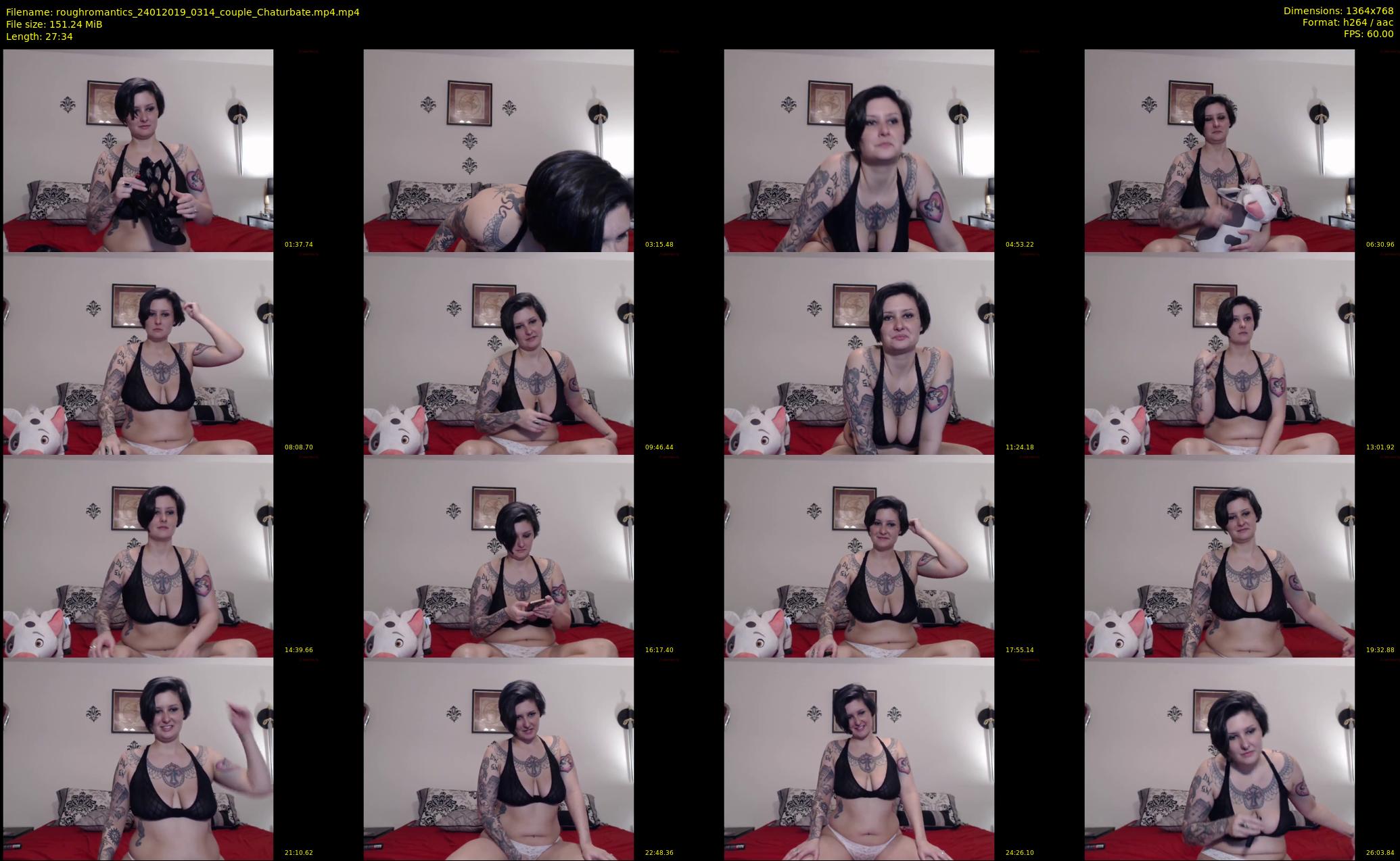 roughromantics — 28 minute Chaturbate couple cam show recording, 720p, Jan 24, 2019