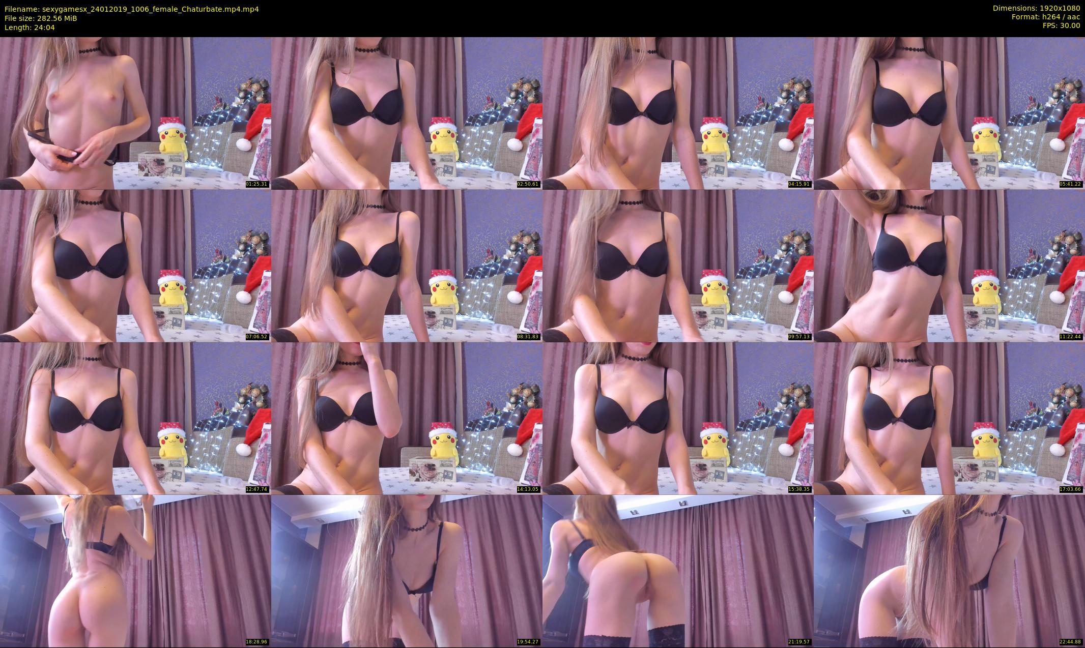 sexygamesx — 25 minute Chaturbate female cam show recording, 1080p, Jan 24, 2019