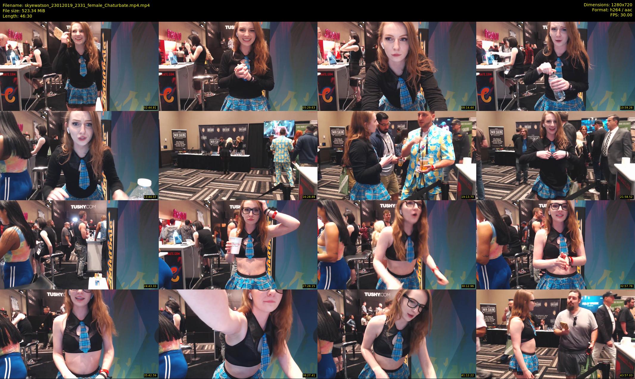 skyewatson — 47 minute Chaturbate female cam show recording, 720p, Jan 23, 2019