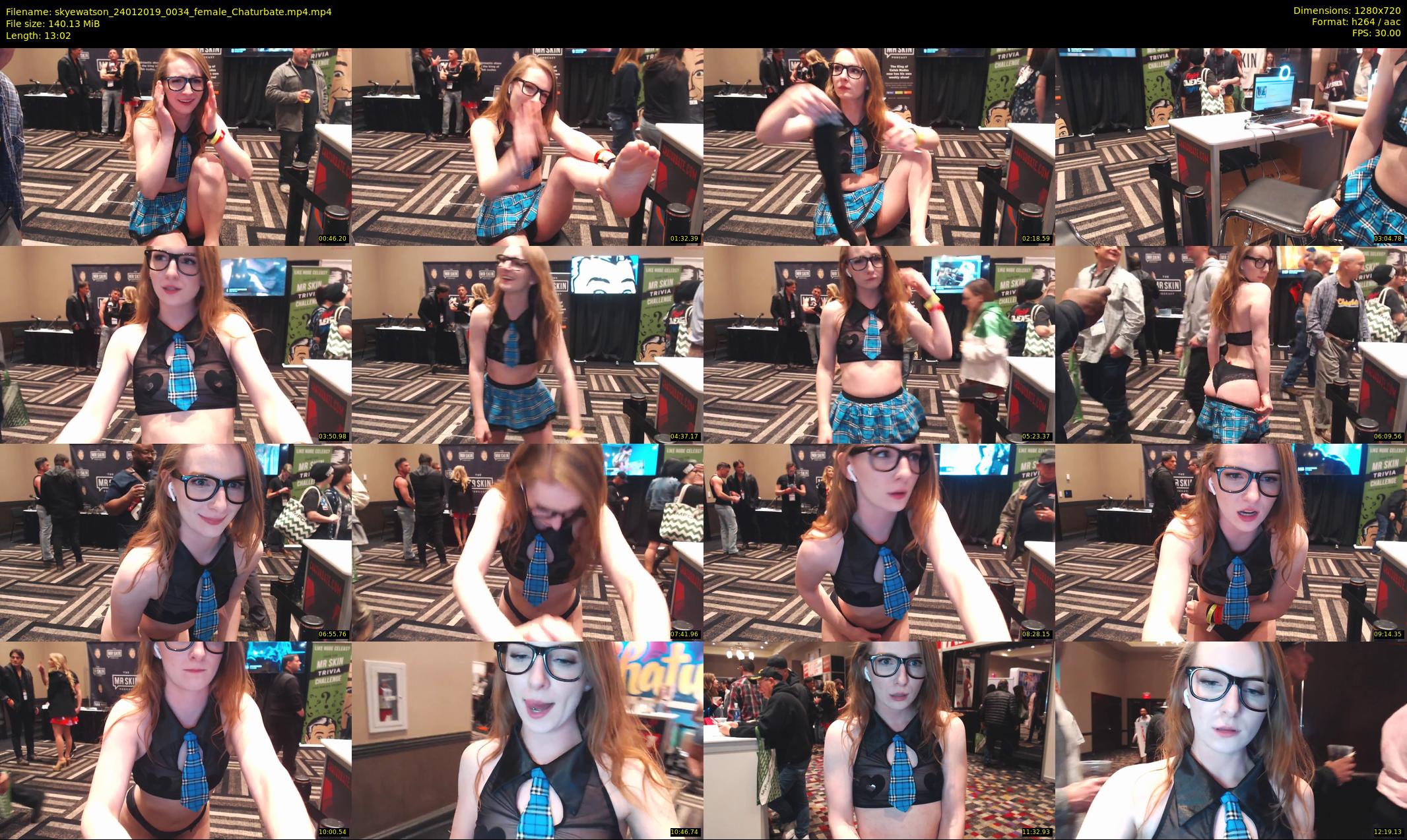 skyewatson — 14 minute Chaturbate female cam show recording, 720p, Jan 24, 2019