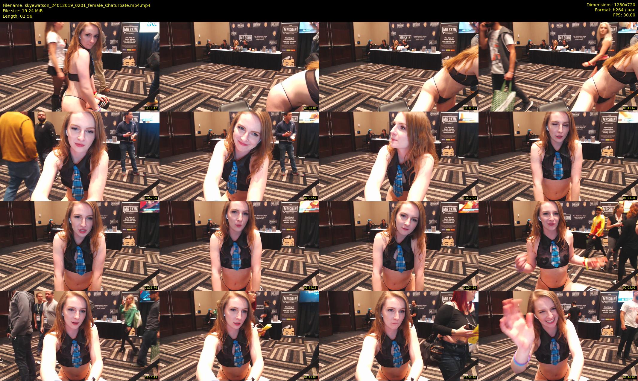 skyewatson — 3 minute Chaturbate female cam show recording, 720p, Jan 24, 2019