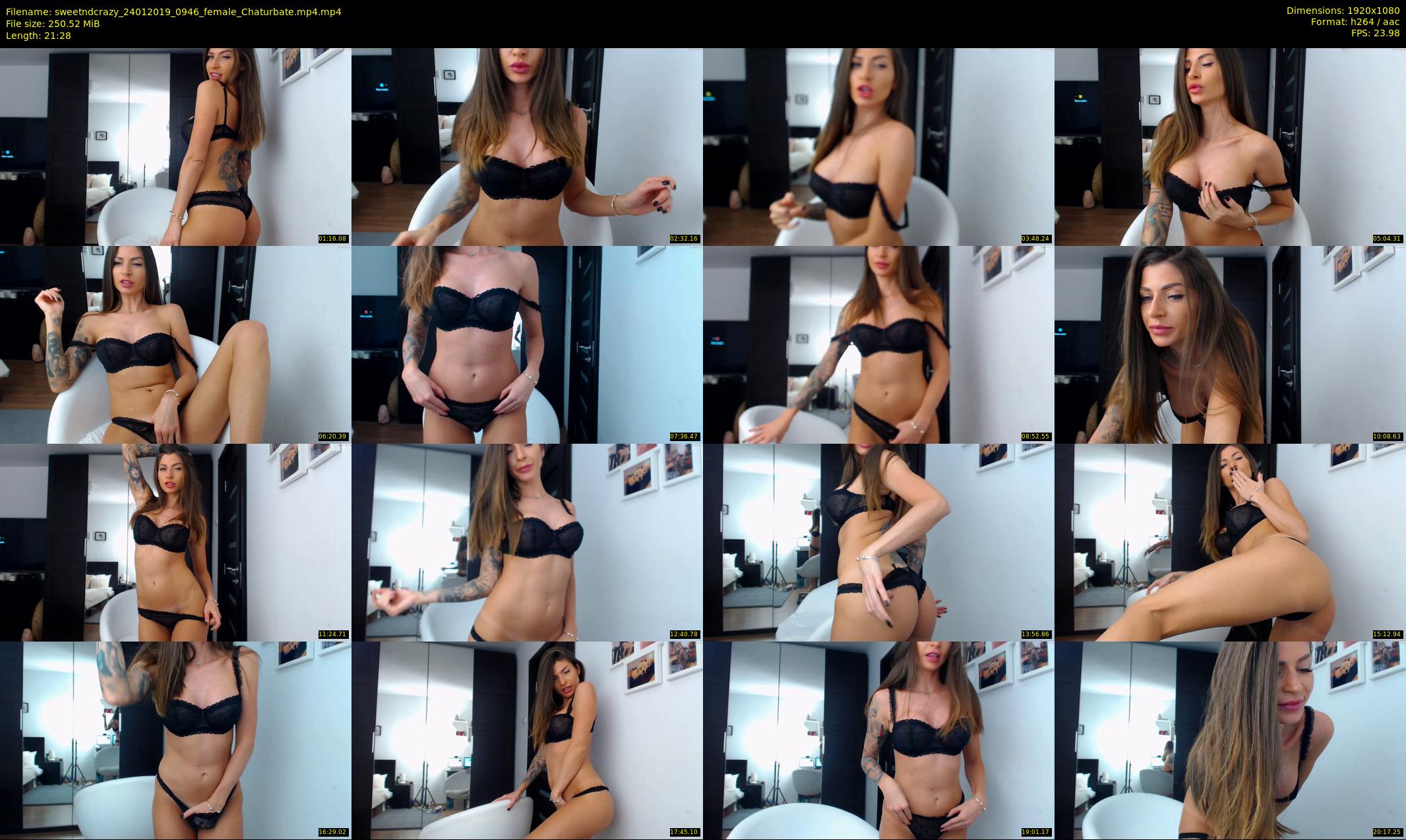 sweetndcrazy — 22 minute Chaturbate female cam show recording, 1080p, Jan 24, 2019