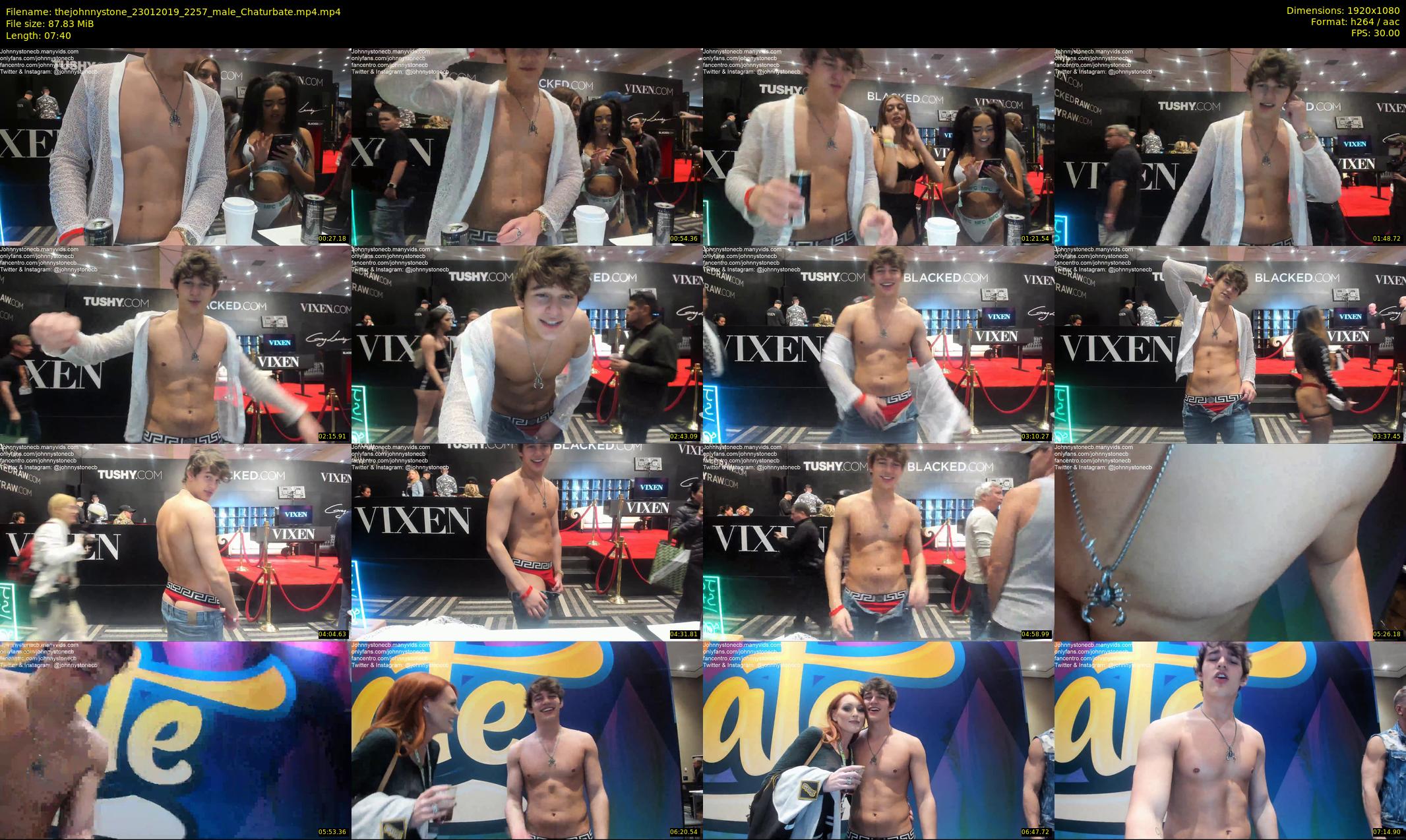 thejohnnystone — 8 minute Chaturbate male cam show recording, 1080p, Jan 23, 2019