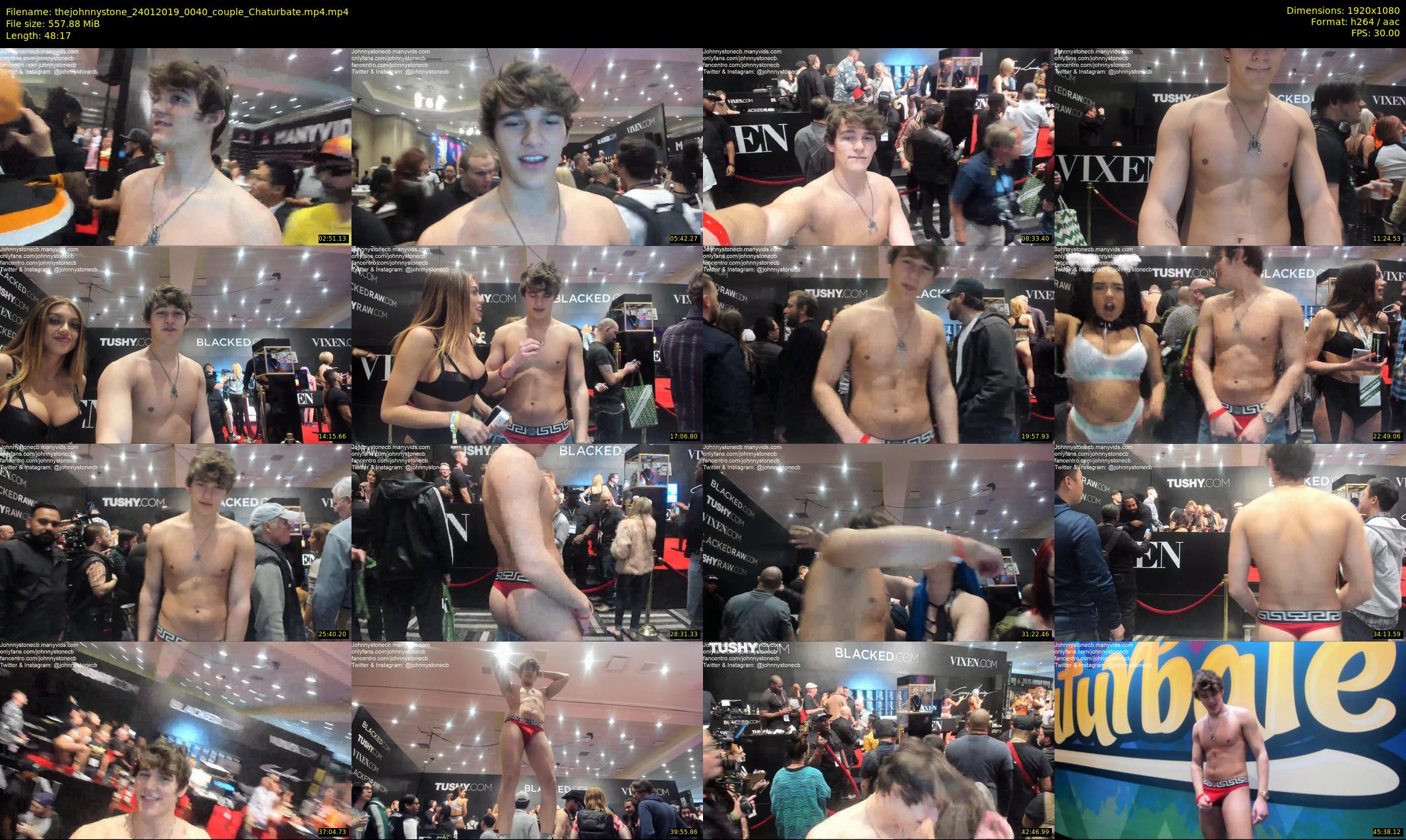 thejohnnystone — 49 minute Chaturbate male cam show recording, 1080p, Jan 24, 2019