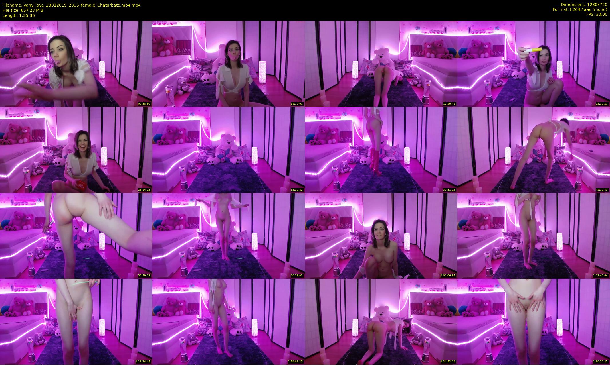 vany_love — 96 minute Chaturbate female cam show recording, 720p, Jan 23, 2019