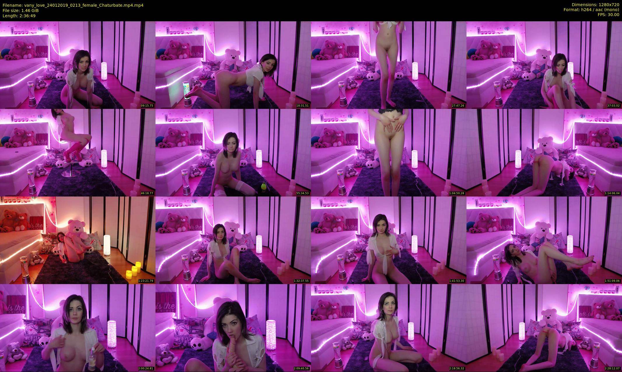 vany_love — 157 minute Chaturbate female cam show recording, 720p, Jan 24, 2019