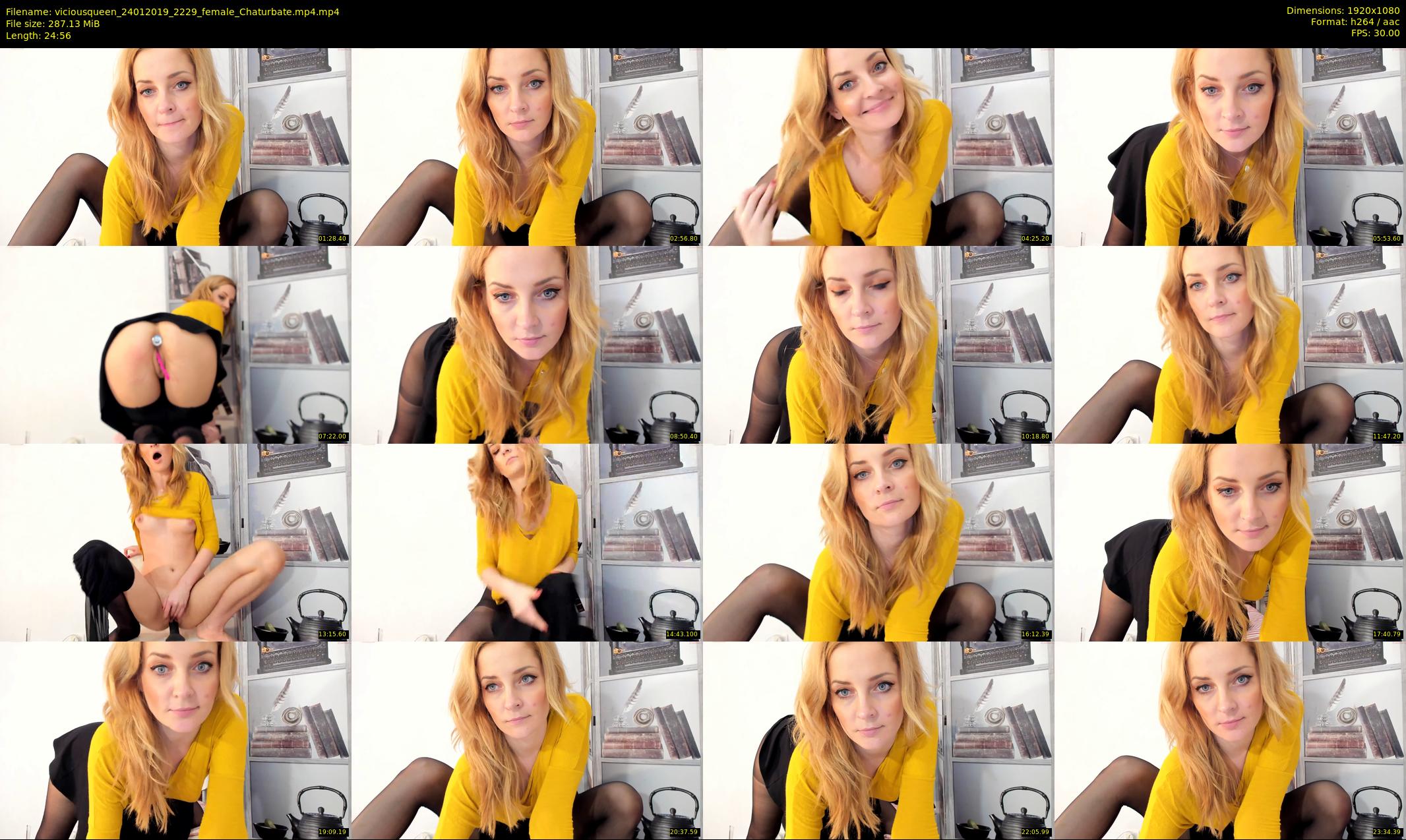 viciousqueen — 25 minute Chaturbate female cam show recording, 1080p, Jan 24, 2019