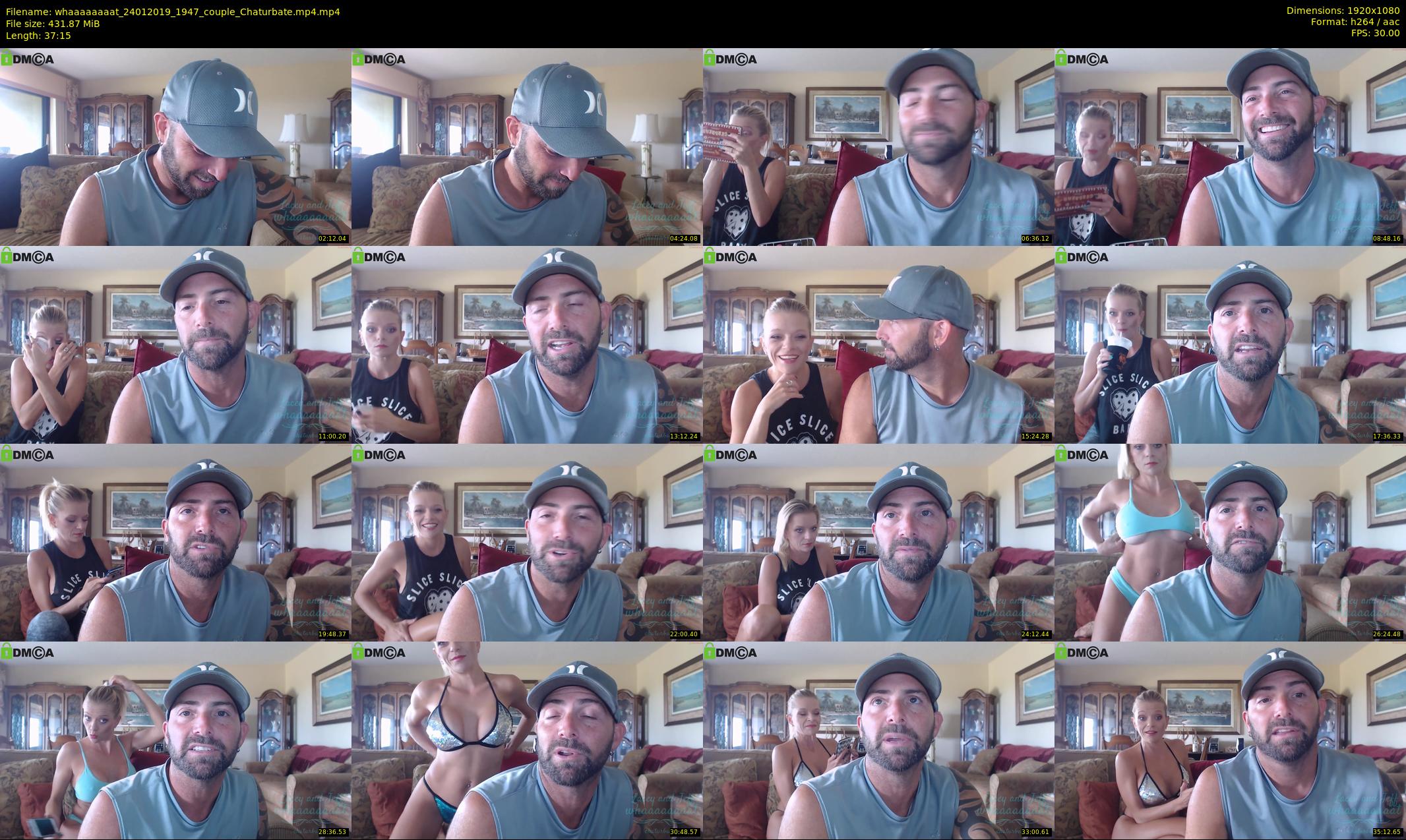 whaaaaaaaat — 38 minute Chaturbate couple cam show recording, 1080p, Jan 24, 2019