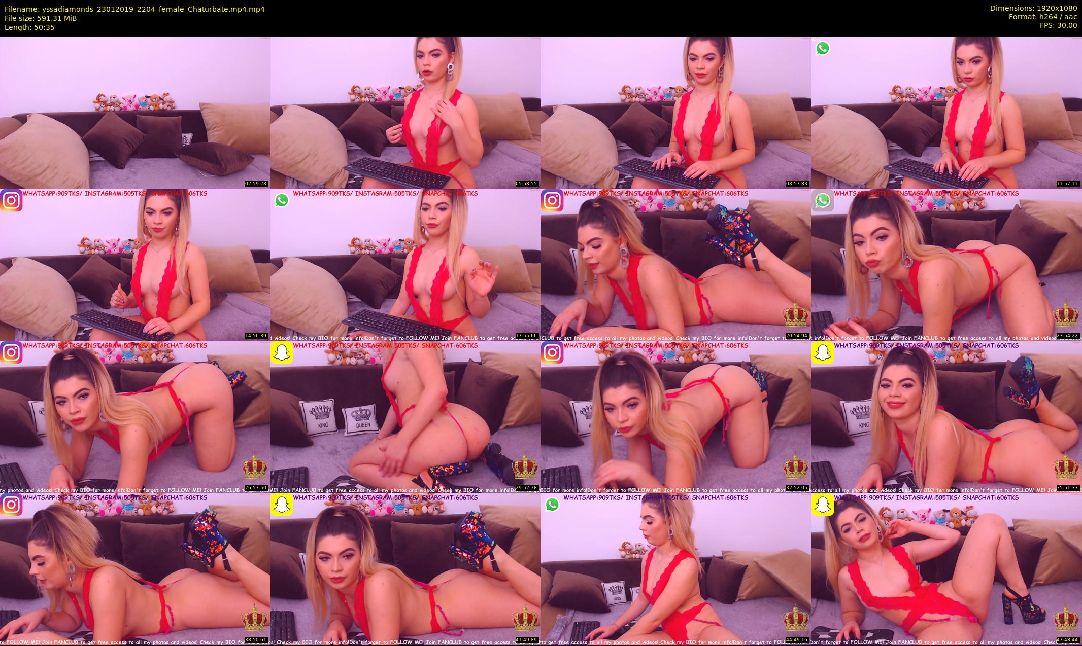 yssadiamonds — 51 minute Chaturbate female cam show recording, 1080p, Jan 23, 2019