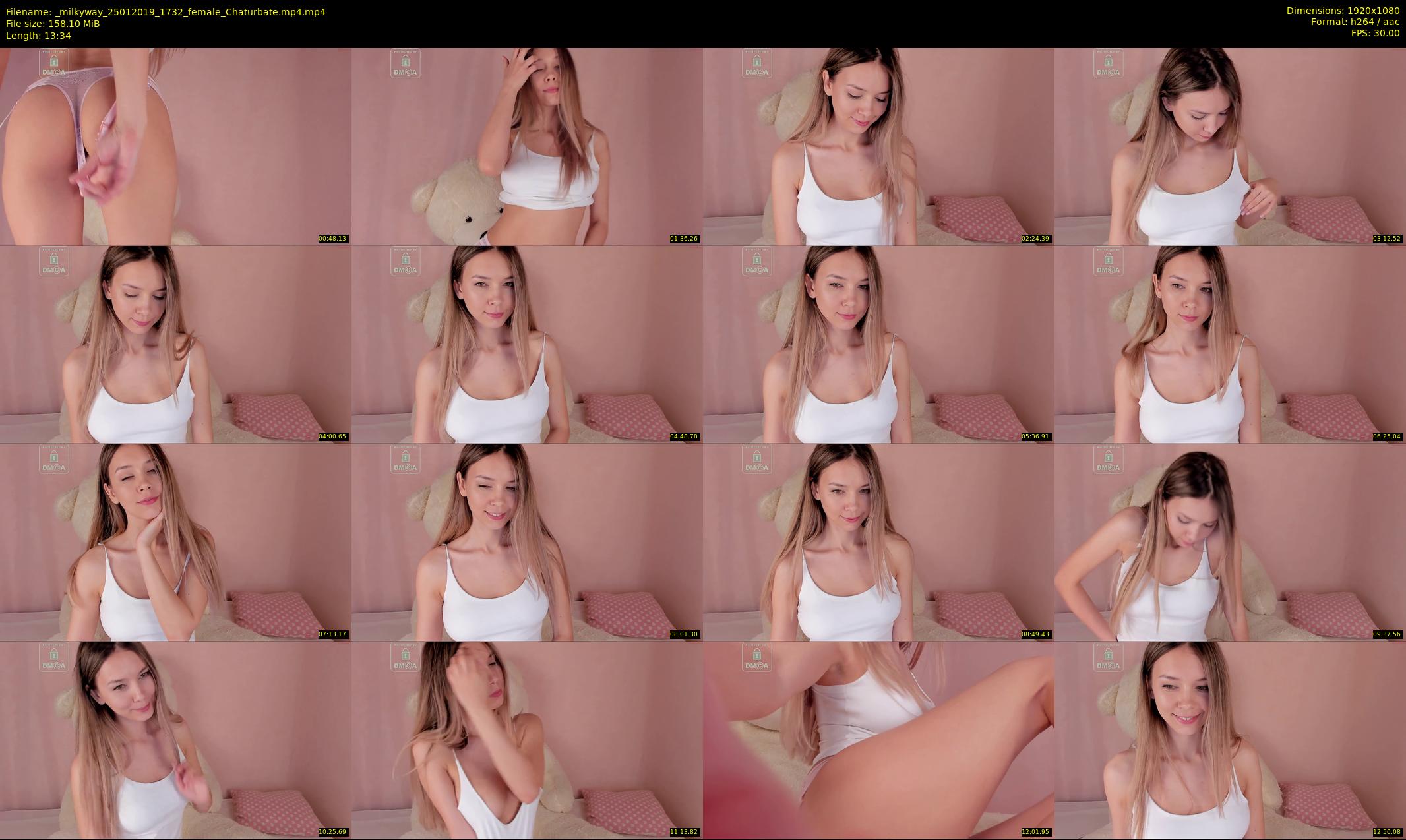 _milkyway — 14 minute Chaturbate female cam show recording, 1080p, Jan 25, 2019
