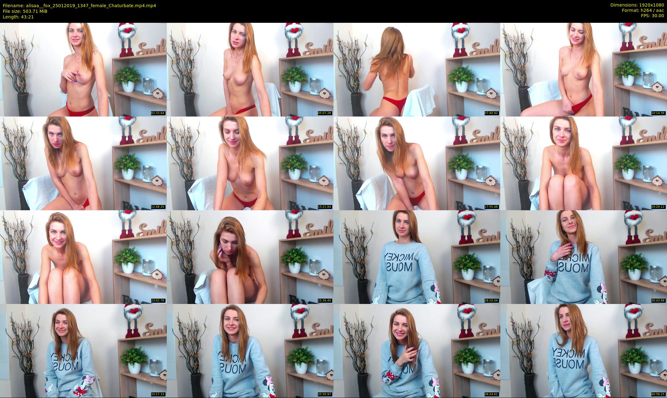alisaa__fox — 44 minute Chaturbate female cam show recording, 1080p, Jan 25, 2019