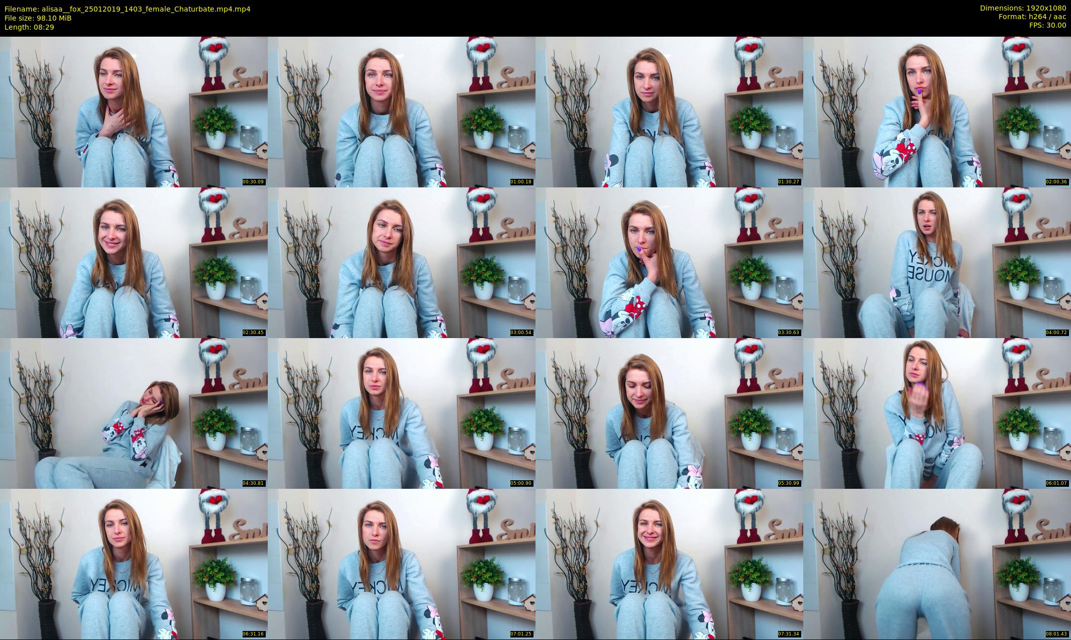 alisaa__fox — 9 minute Chaturbate female cam show recording, 1080p, Jan 25, 2019