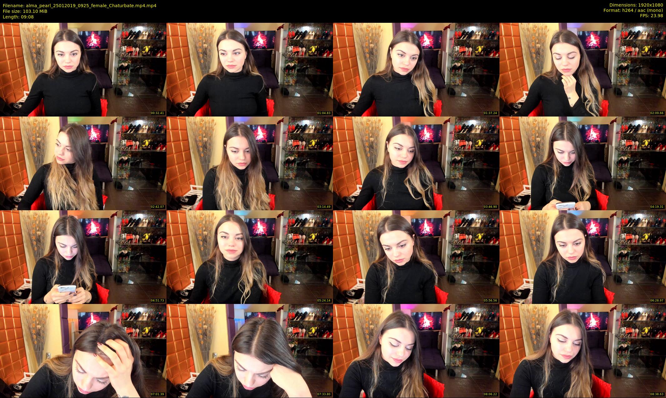 alma_pearl — 10 minute Chaturbate female cam show recording, 1080p, Jan 25, 2019