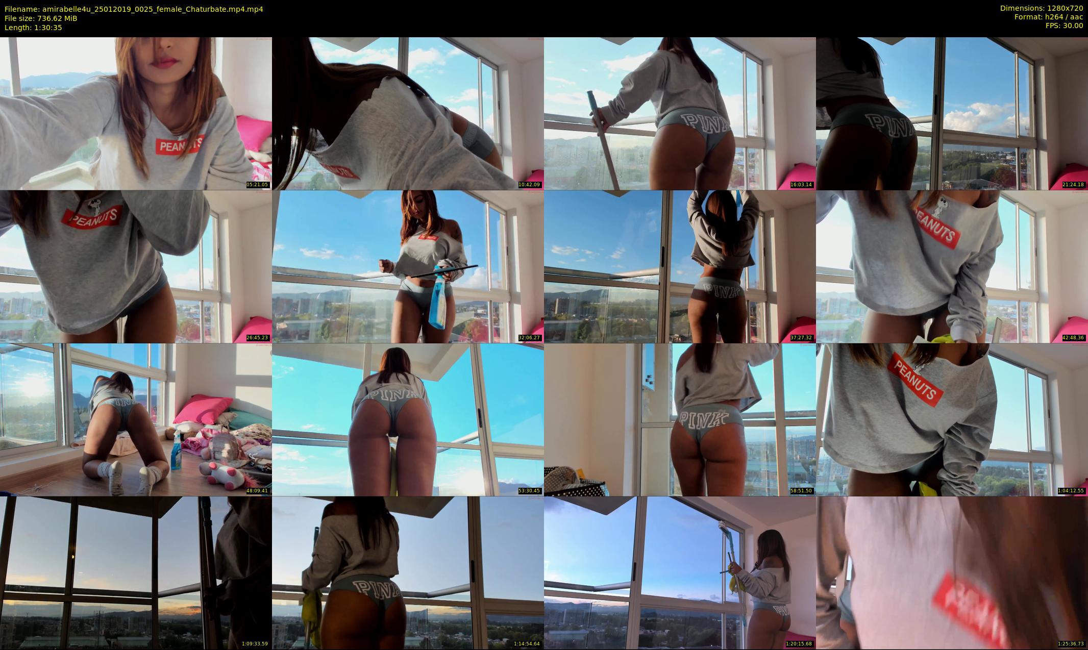 amirabelle4u — 91 minute Chaturbate female cam show recording, 720p, Jan 25, 2019