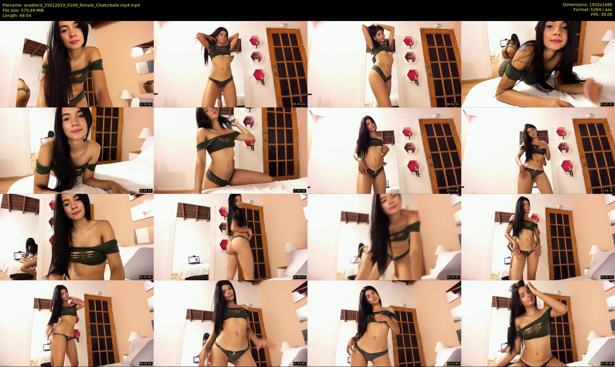 anablerd — 50 minute Chaturbate female cam show recording, 1080p, Jan 25, 2019