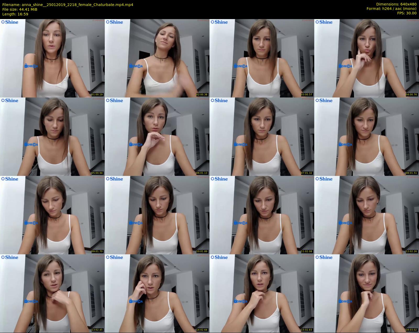 anna_shine_ — 17 minute Chaturbate female cam show recording, 480p, Jan 25, 2019