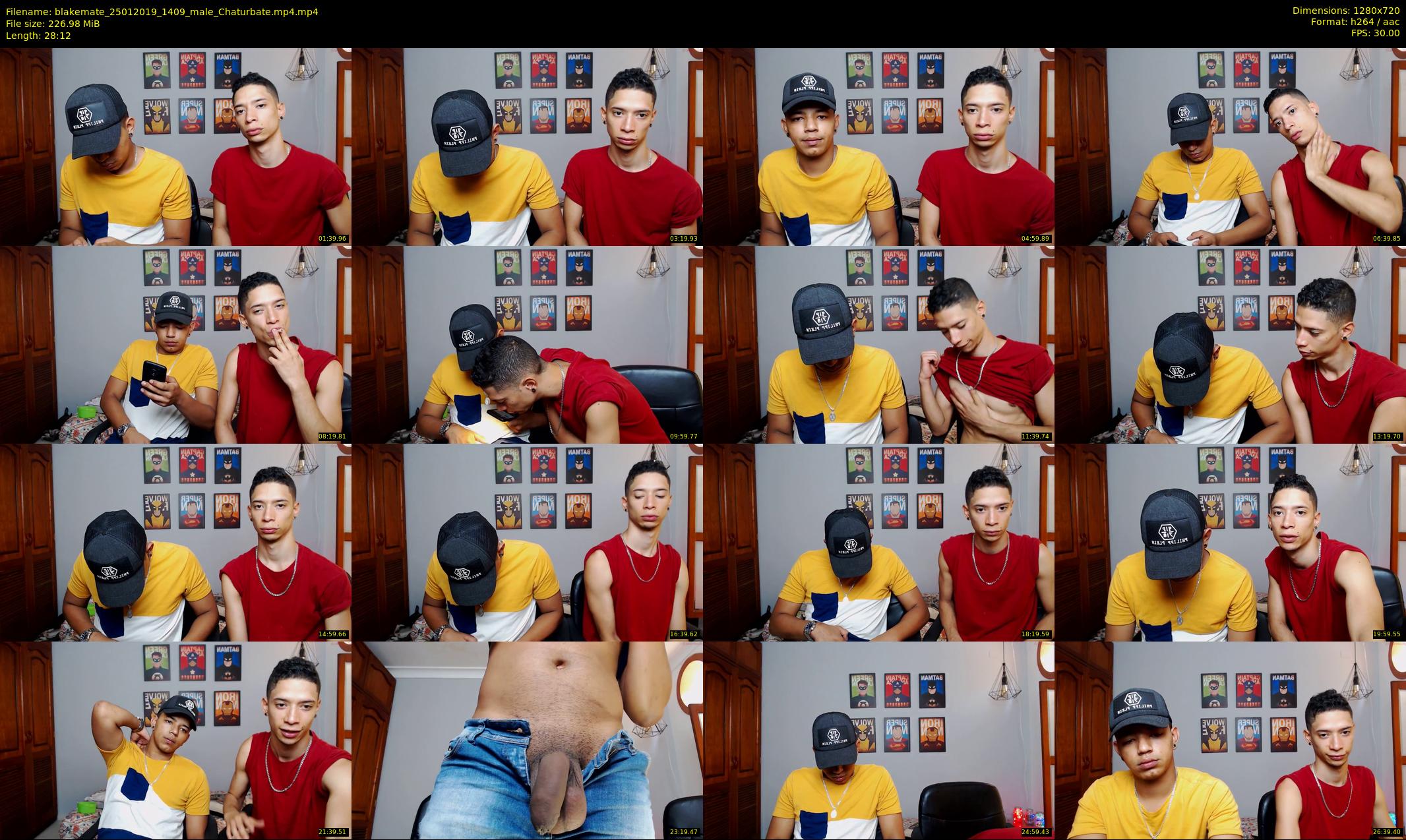 blakemate — 29 minute Chaturbate male cam show recording, 720p, Jan 25, 2019