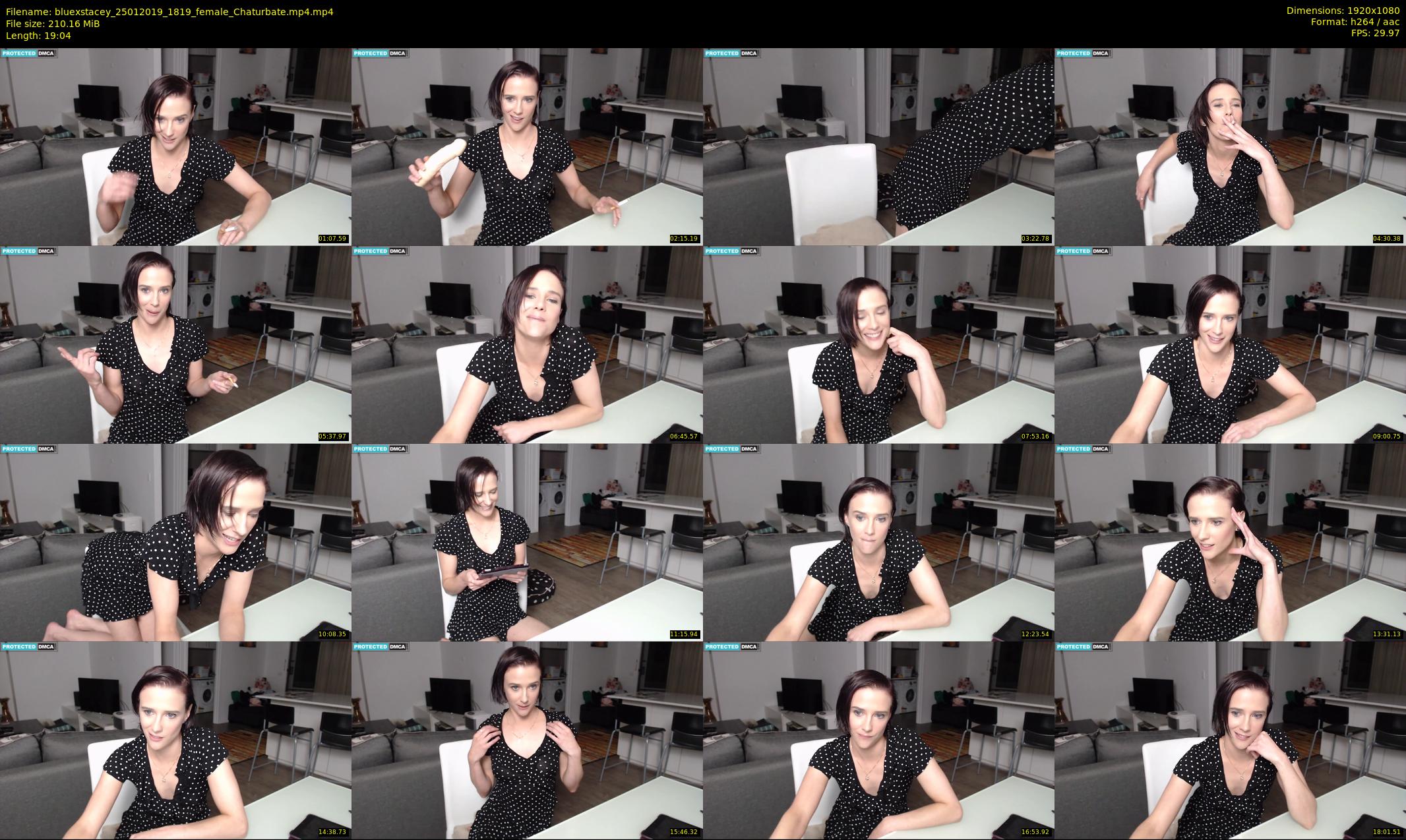 bluexstacey — 20 minute Chaturbate female cam show recording, 1080p, Jan 25, 2019