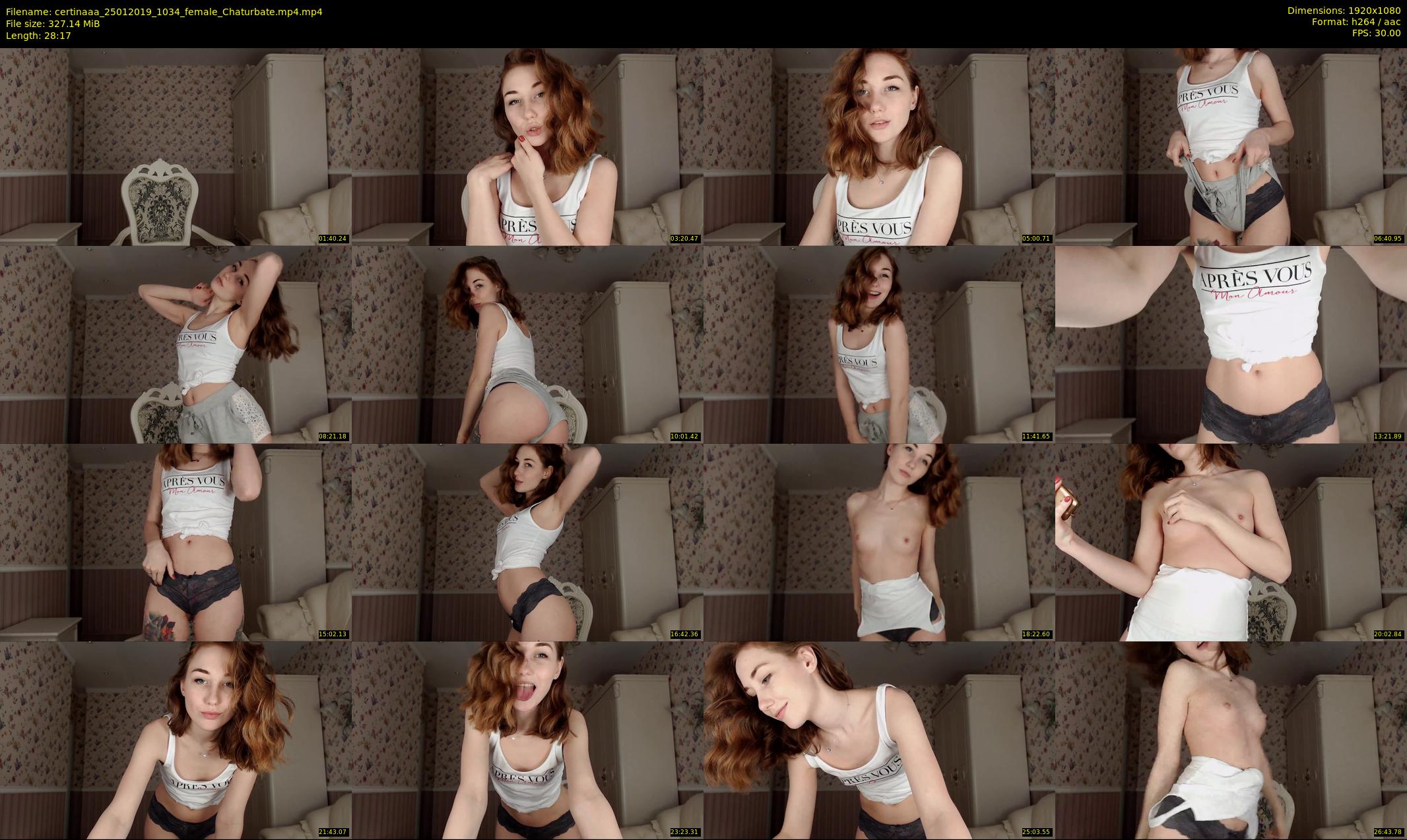 certinaaa — 29 minute Chaturbate female cam show recording, 1080p, Jan 25, 2019