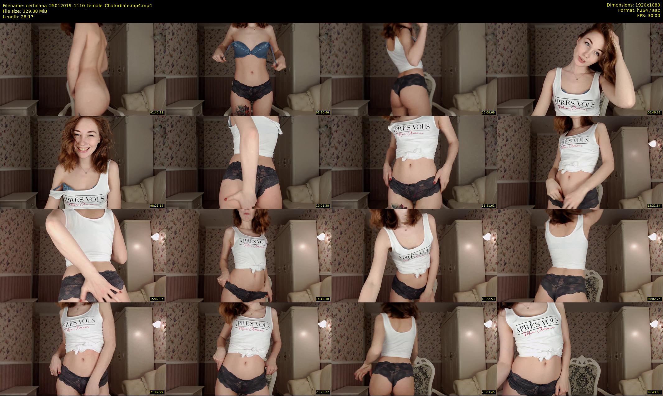 certinaaa — 29 minute Chaturbate female cam show recording, 1080p, Jan 25, 2019