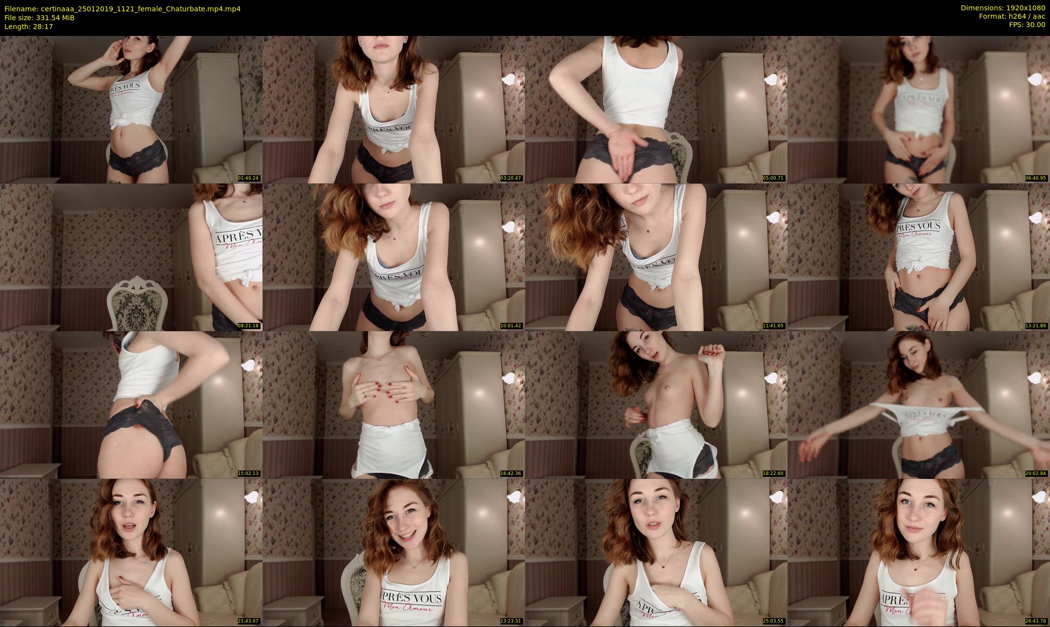 certinaaa — 29 minute Chaturbate female cam show recording, 1080p, Jan 25, 2019