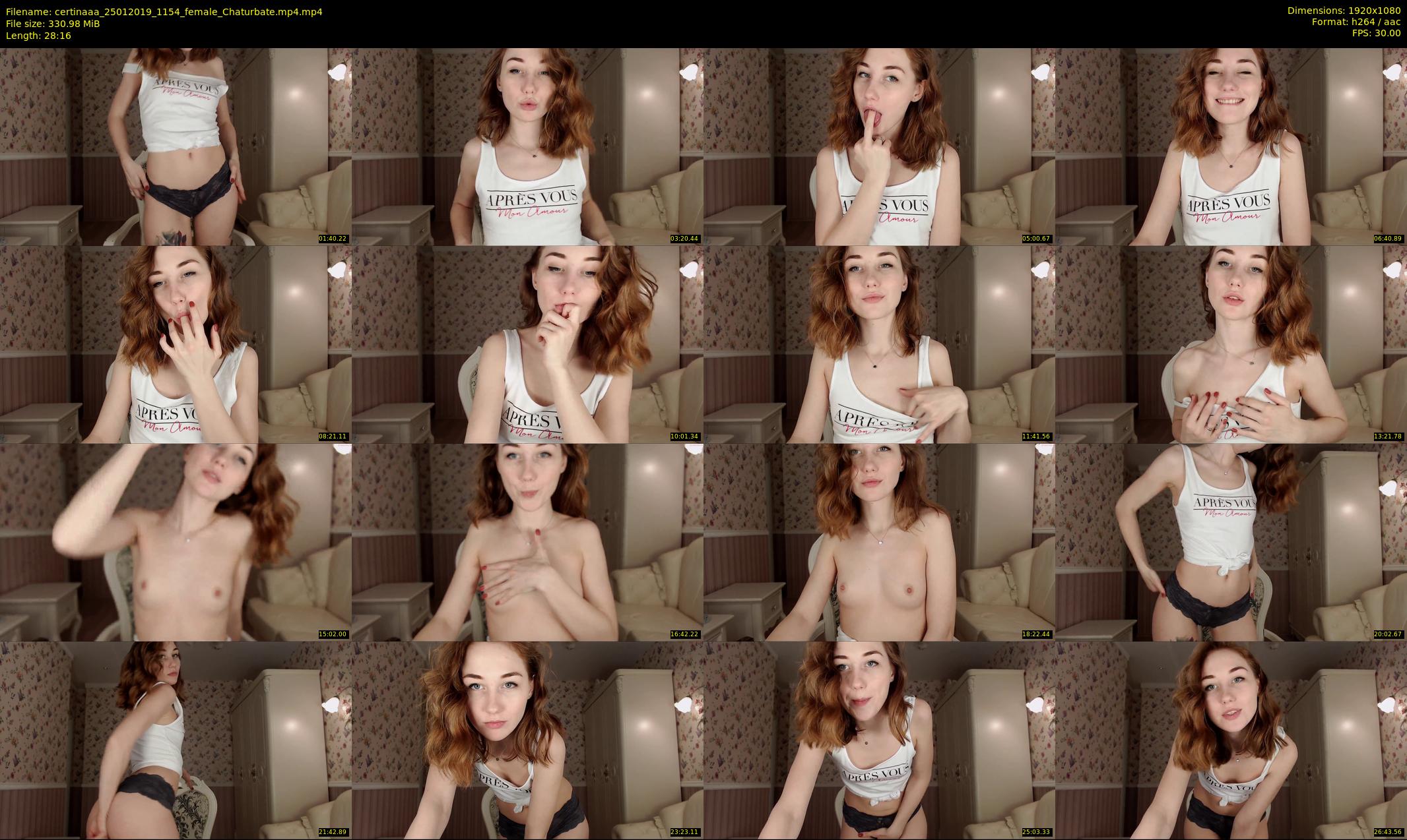 certinaaa — 29 minute Chaturbate female cam show recording, 1080p, Jan 25, 2019