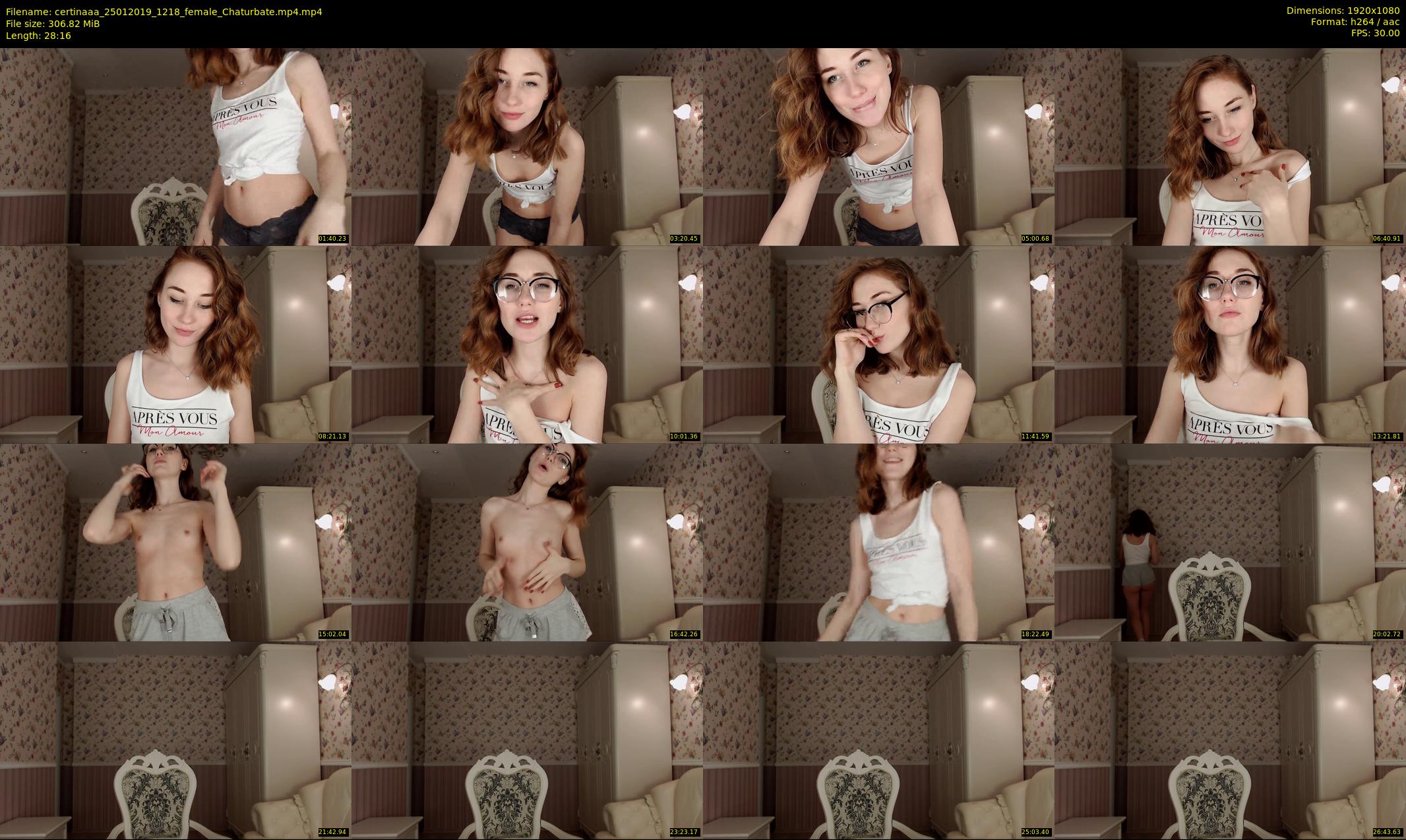 certinaaa — 29 minute Chaturbate female cam show recording, 1080p, Jan 25, 2019