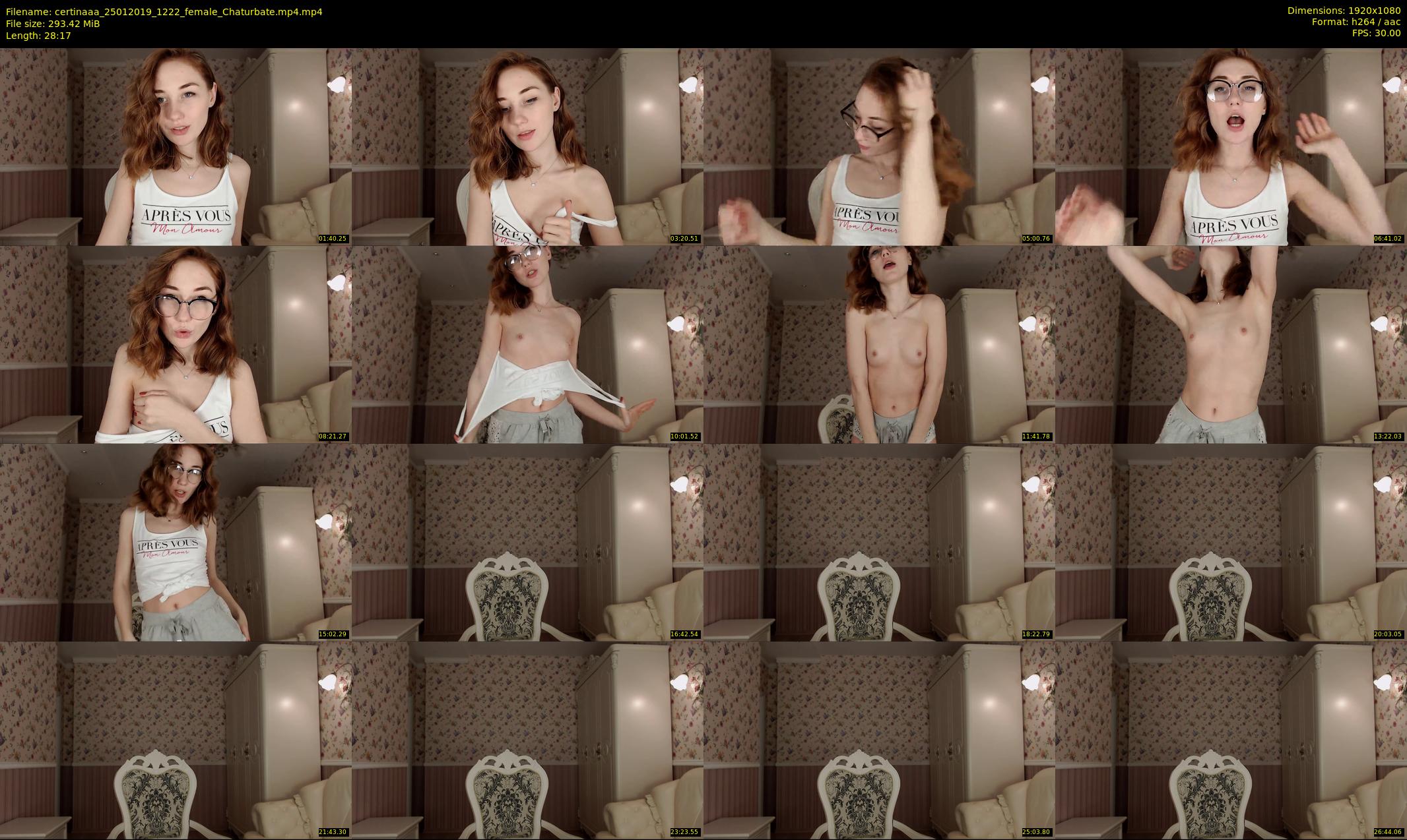 certinaaa — 29 minute Chaturbate female cam show recording, 1080p, Jan 25, 2019