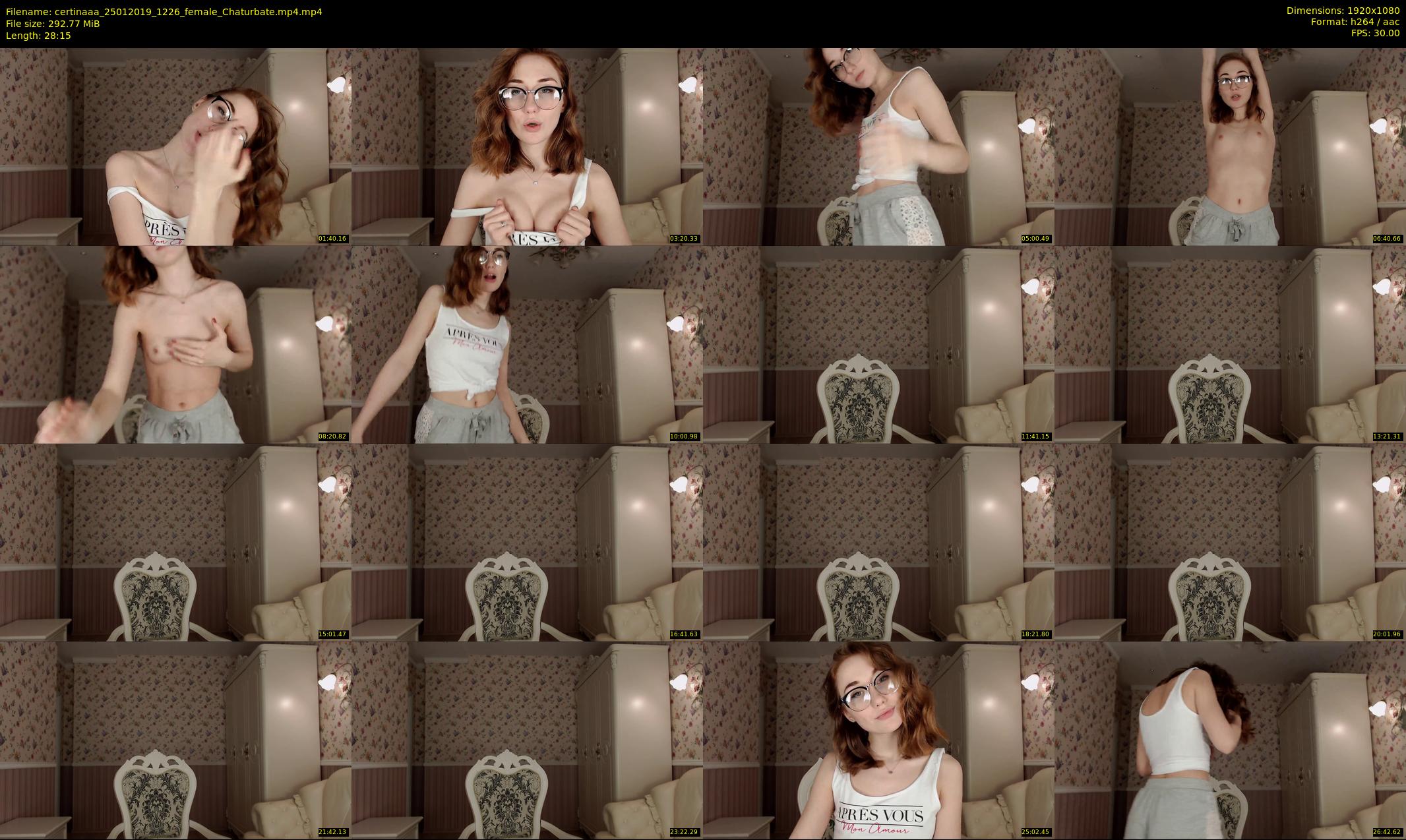 certinaaa — 29 minute Chaturbate female cam show recording, 1080p, Jan 25, 2019
