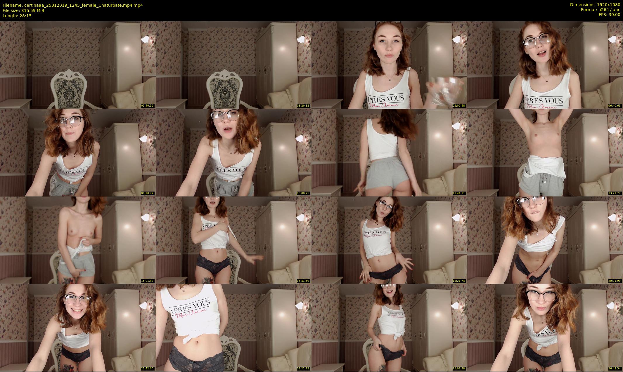 certinaaa — 29 minute Chaturbate female cam show recording, 1080p, Jan 25, 2019