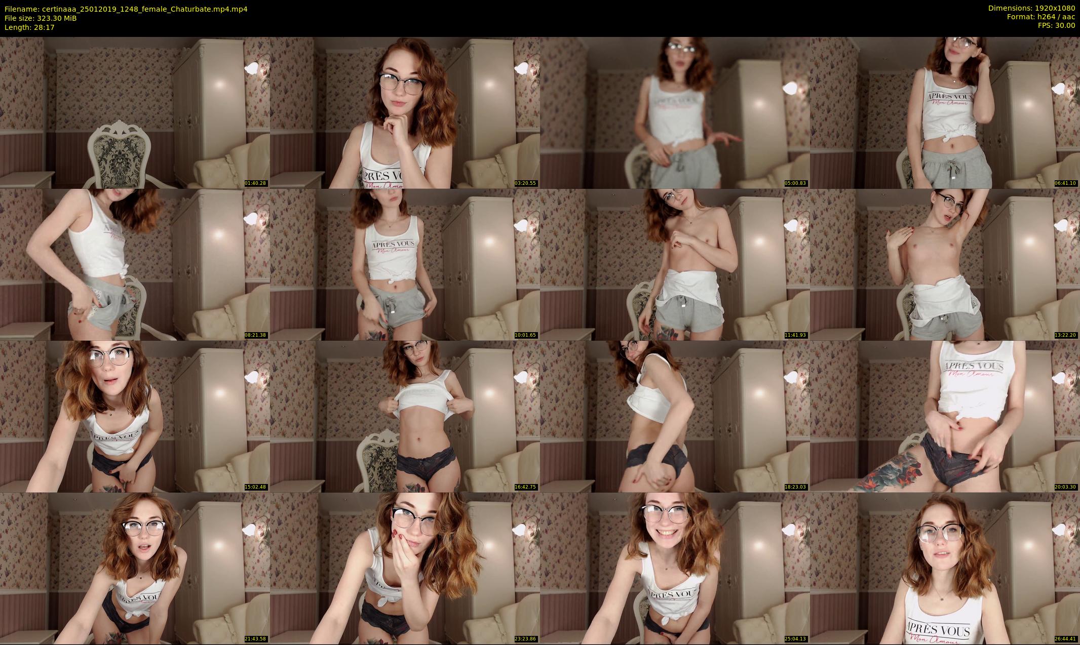 certinaaa — 29 minute Chaturbate female cam show recording, 1080p, Jan 25, 2019