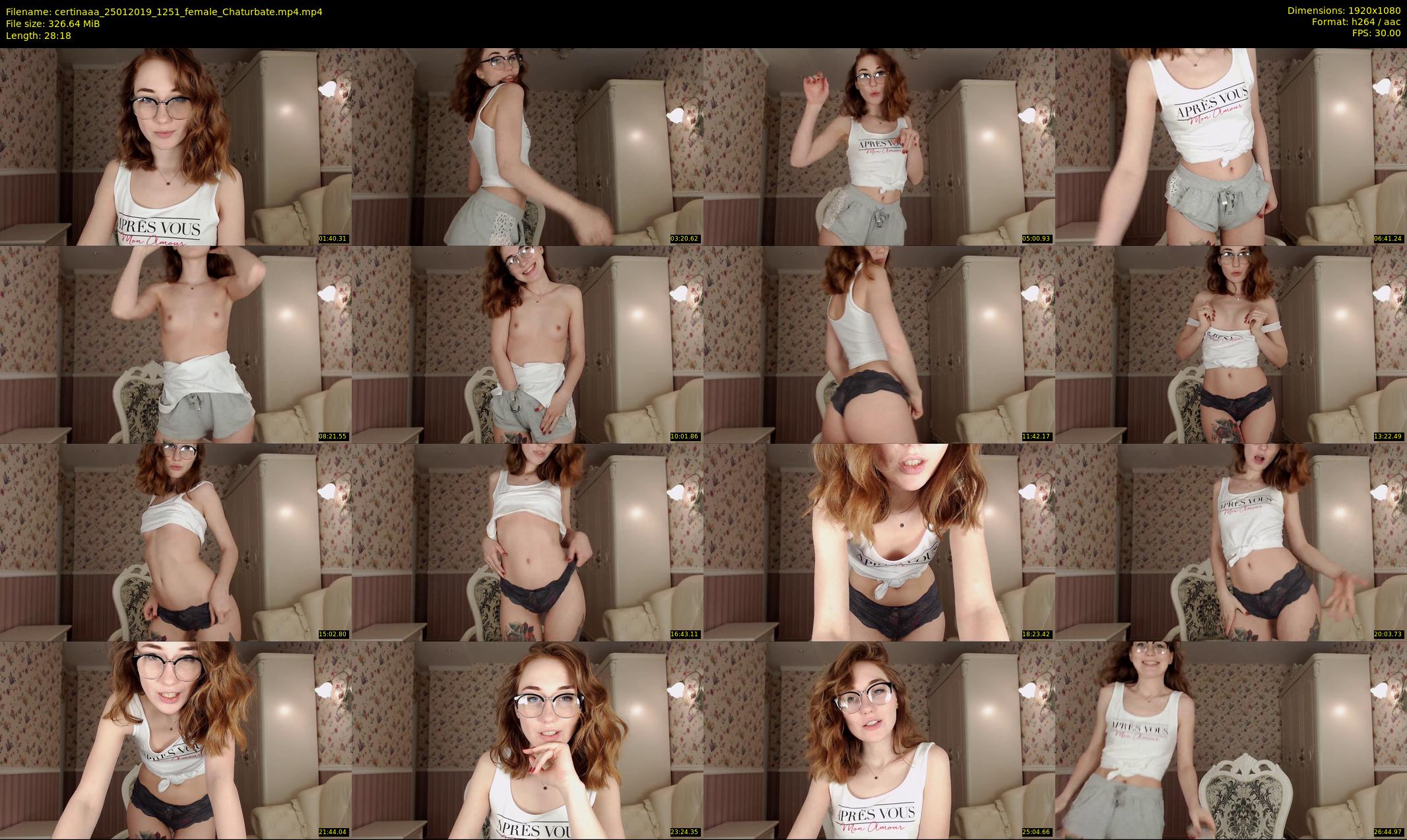 certinaaa — 29 minute Chaturbate female cam show recording, 1080p, Jan 25, 2019