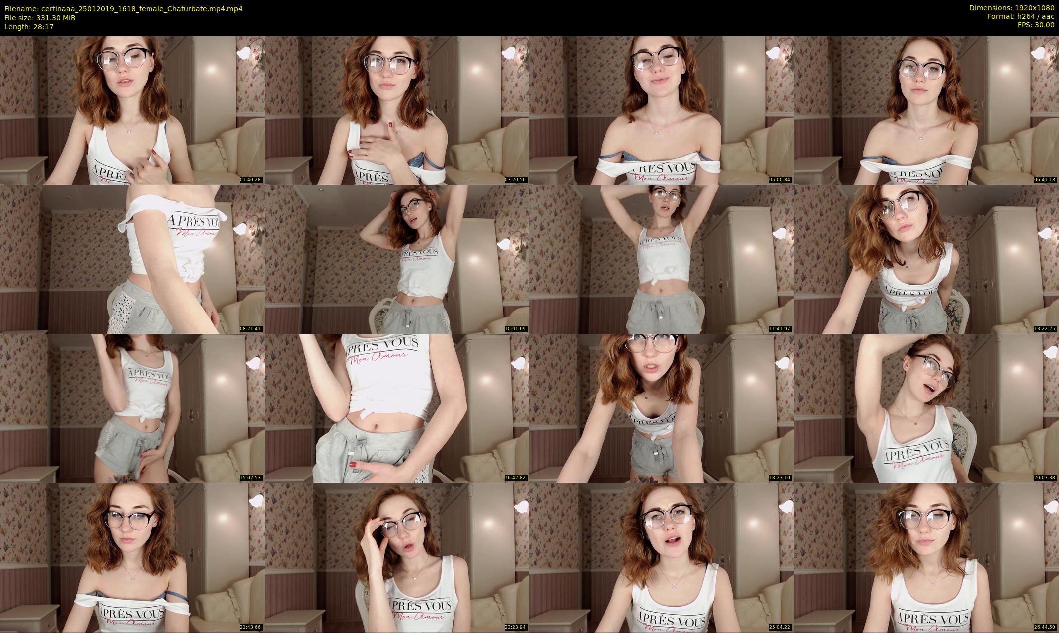 certinaaa — 29 minute Chaturbate female cam show recording, 1080p, Jan 25, 2019